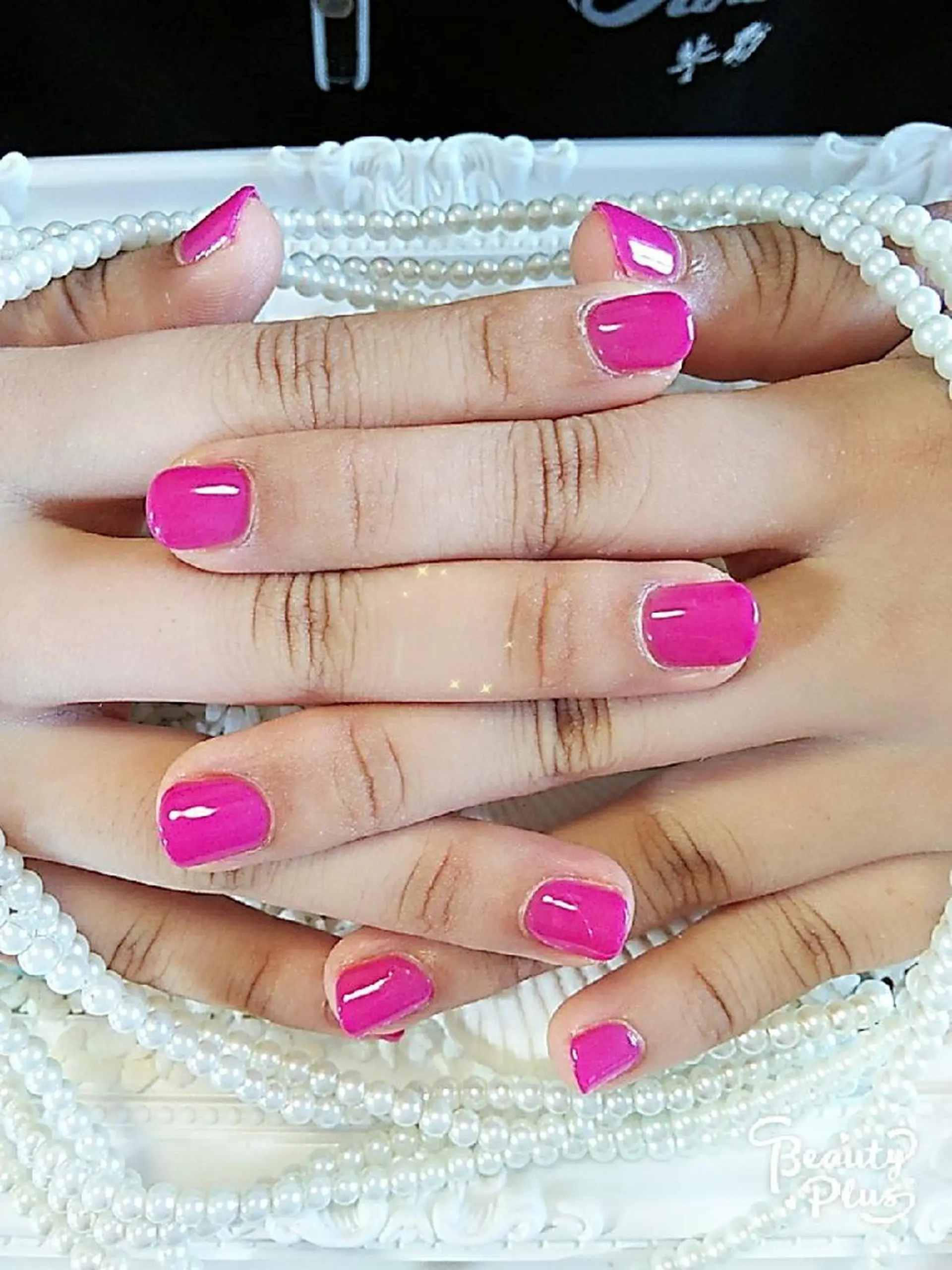 ネイル ワンカラーネイル ピンク MANA MANAのネイルデザイン