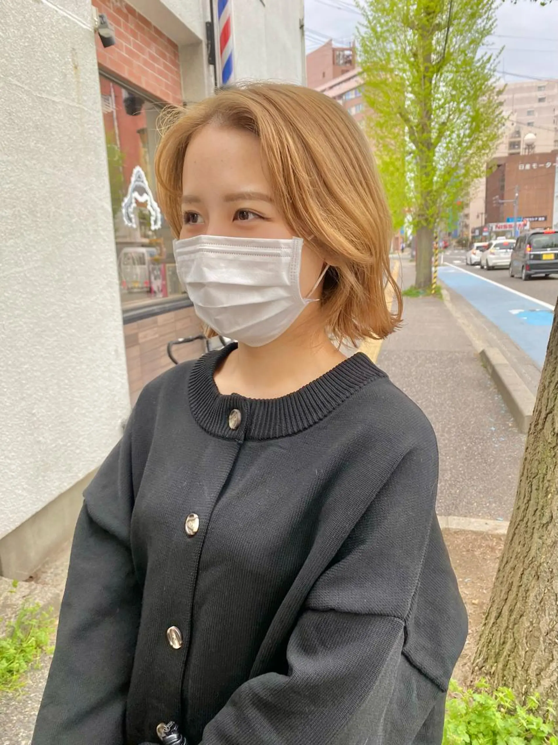 ショート カラー 小日向 沙織のヘアスタイル