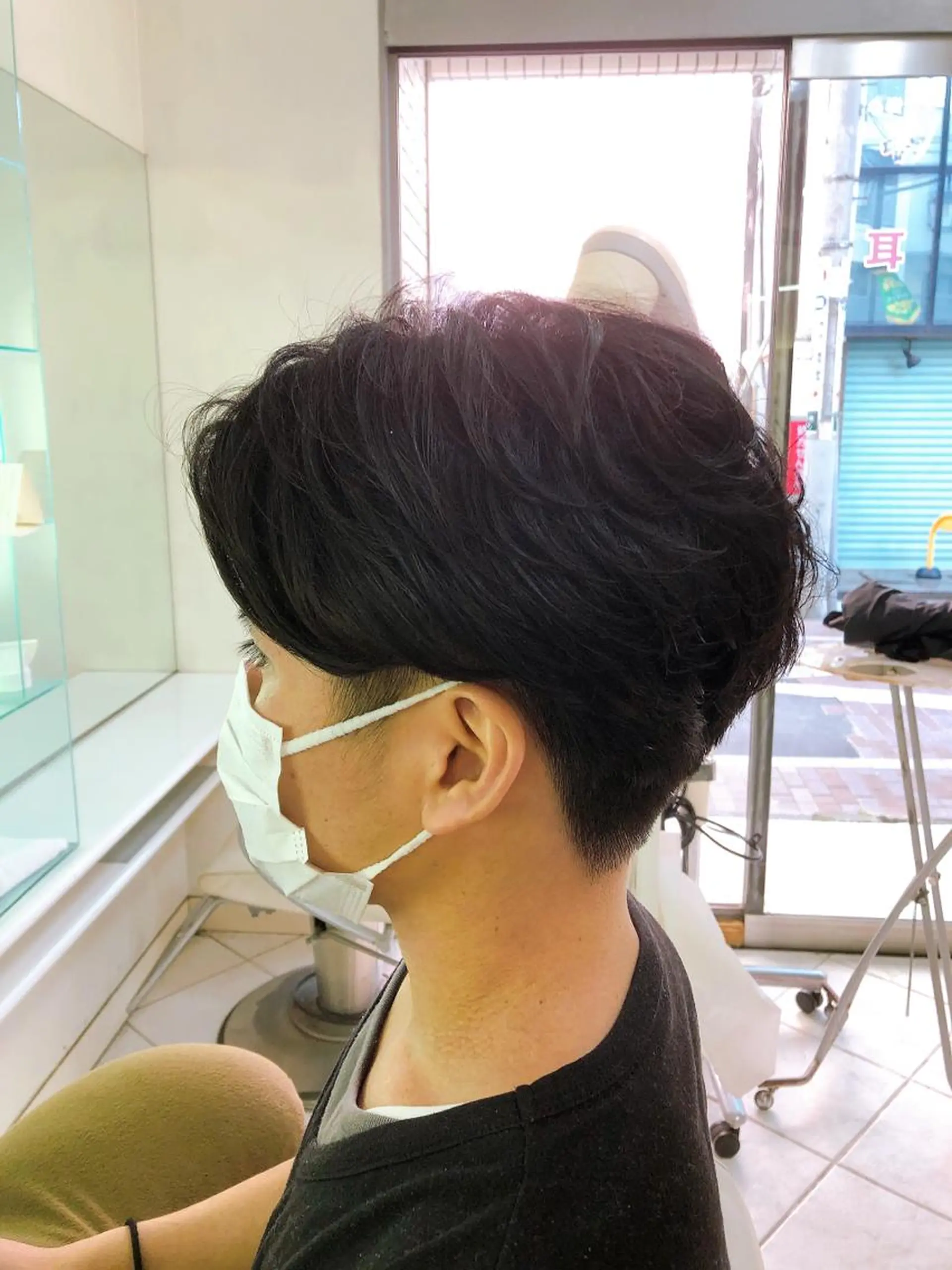 パーマ メンズ カット パーマ 保住 亮太のヘアスタイル