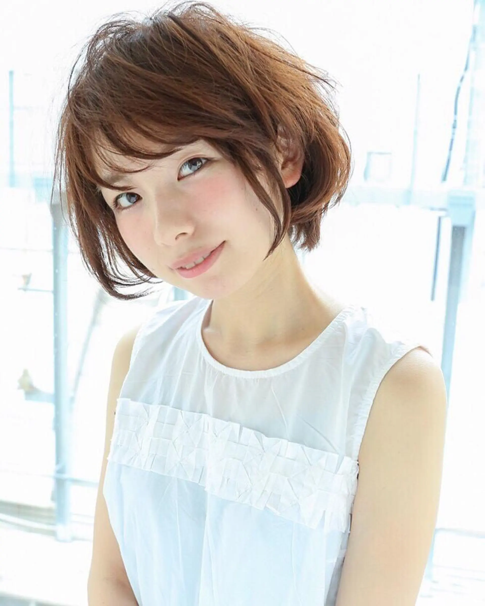 ショート ブリーチ/髪質改善 NYNY大久保のヘアスタイル