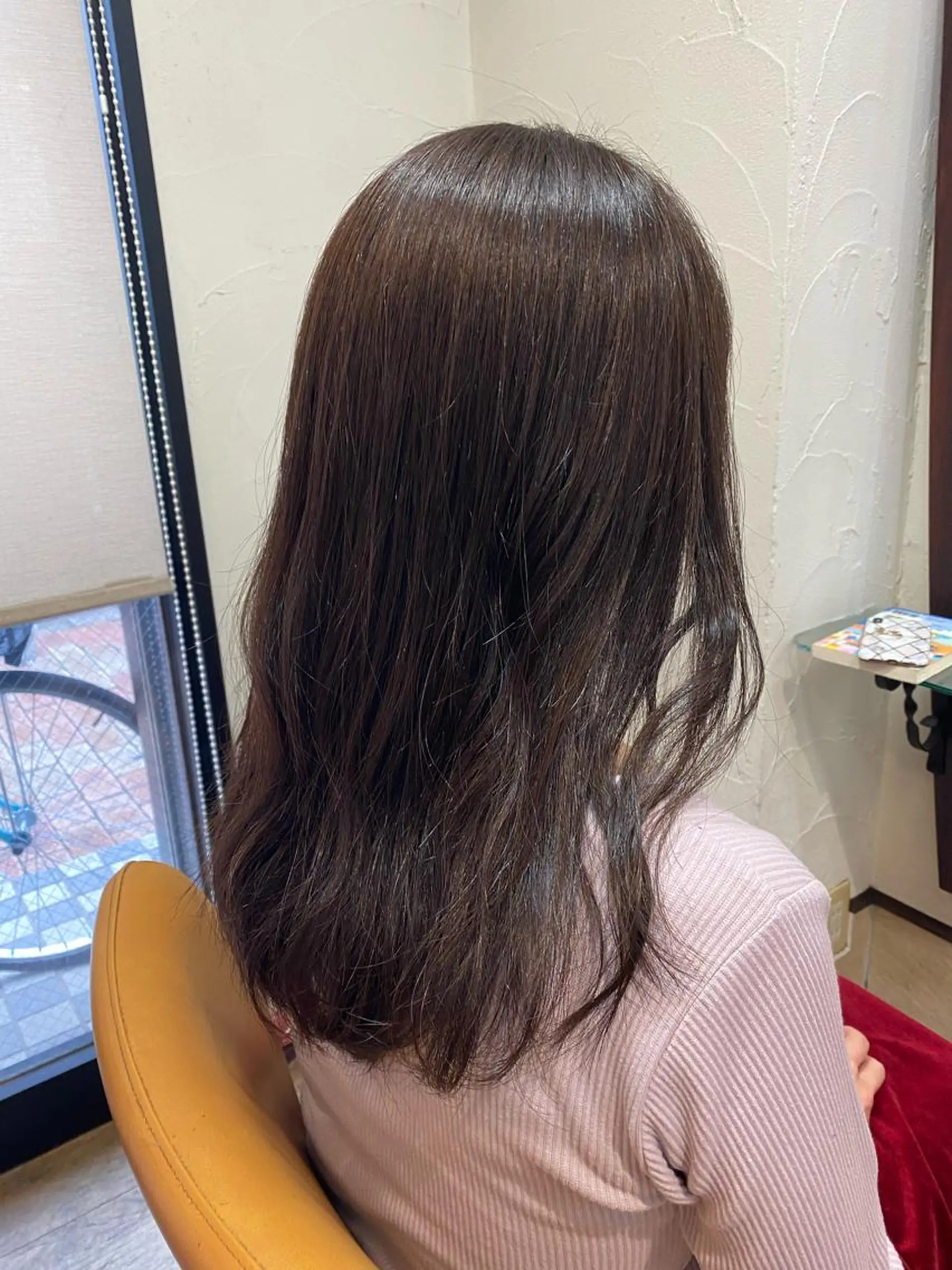 セミロング カラー アッシュ アッシュブラウン ブラウンカラー SUPREME HAIR 船橋店所属・サプリームヘア 飯田みち瑠のヘアスタイル