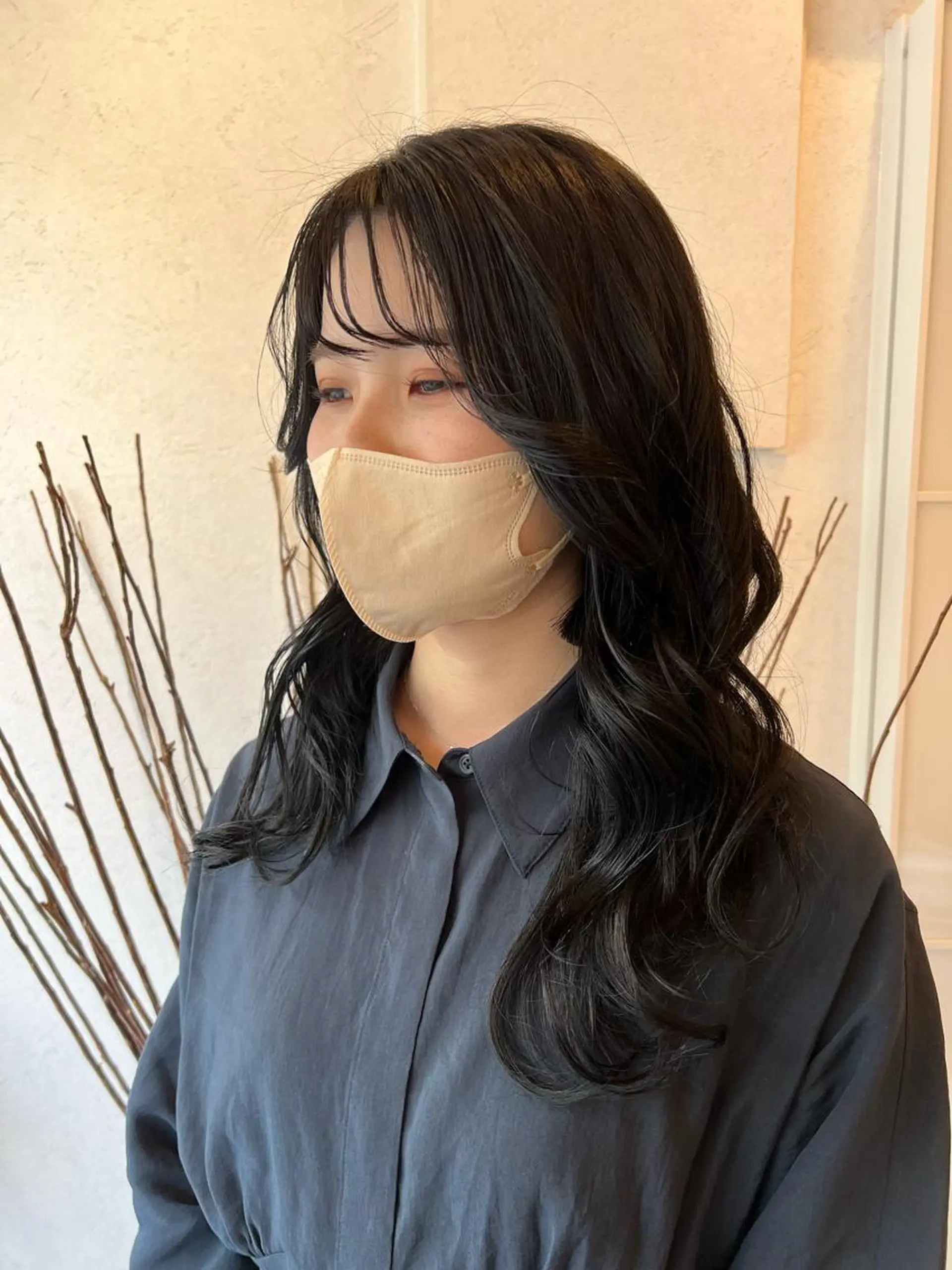 ロング カラー 寺地 和奏のヘアスタイル