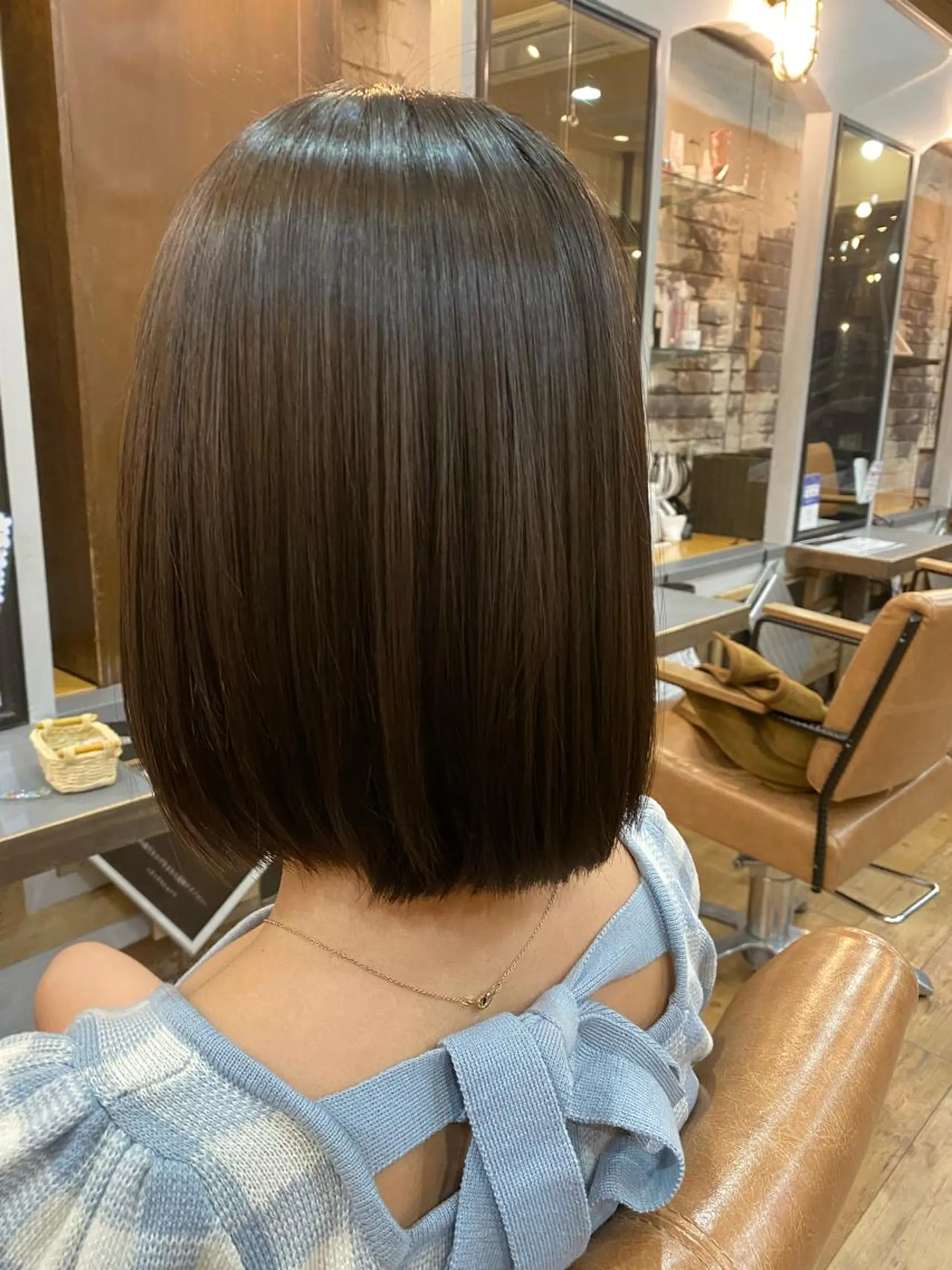 ショート パーマ 縮毛矯正 カット 縮毛矯正 トリートメント ケアカラーリスト✂️ SHIAN   フジのヘアスタイル