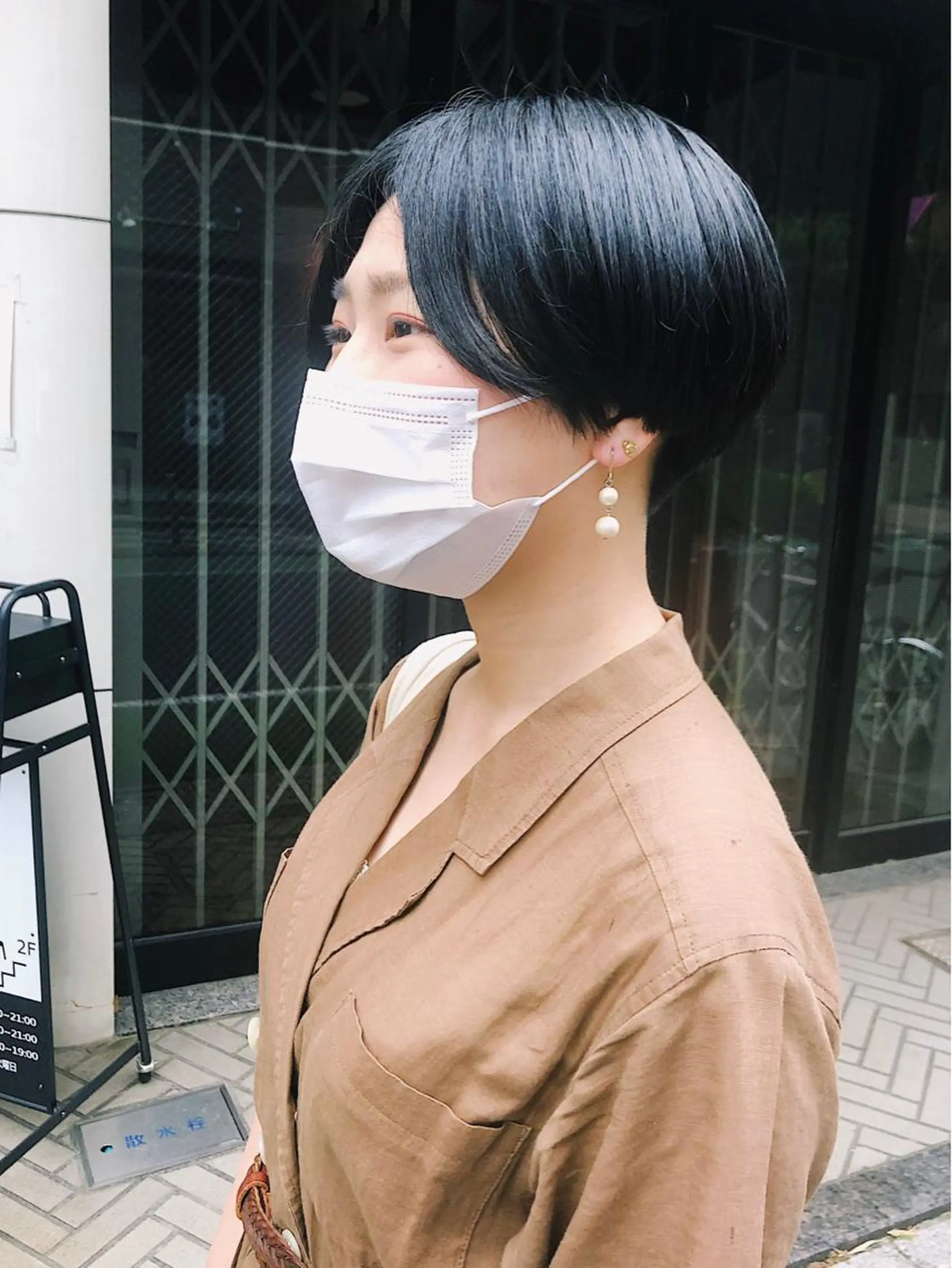 ショート ハンサムショート ショートヘア 長井 美佳のヘアスタイル