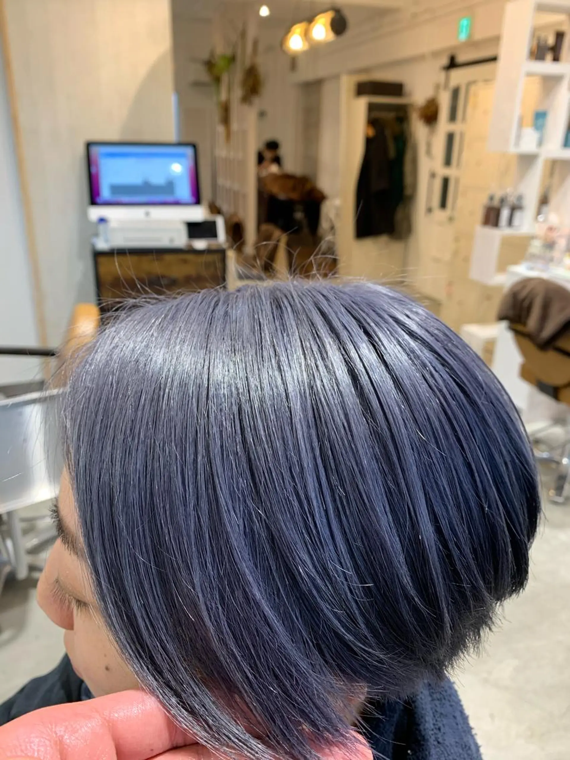 ミディアム カラー ヘアアレンジ ネイル ヘアカラー トリートメント Sia中野新橋 『JUNYA』のヘアスタイル