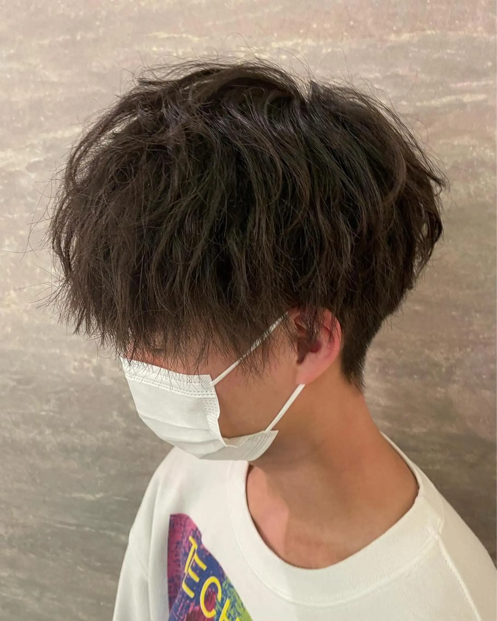 メンズ マッシュ カット パーマ 💐宮坂 歩💐のヘアスタイル