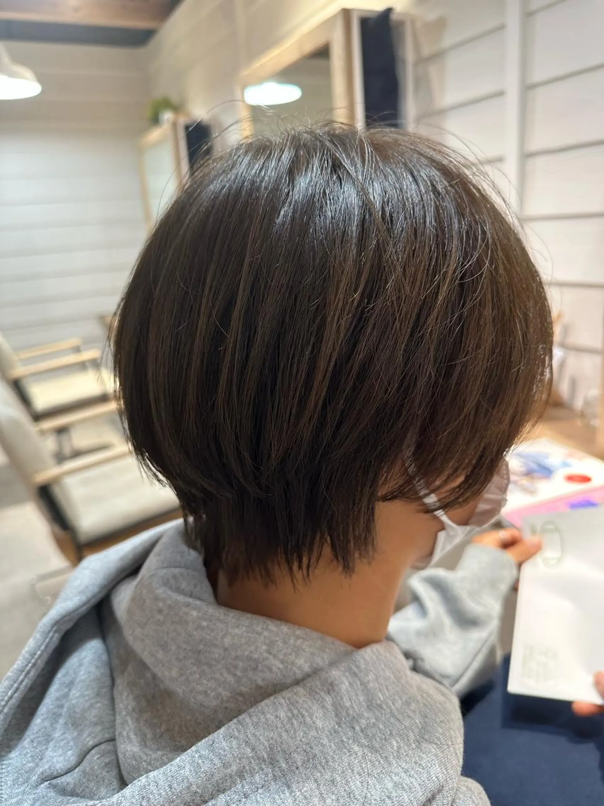 ショート カラー ショートボブ ボブ ショートヘア カット ヘアカラー Annie 吉田 裕美のヘアスタイル