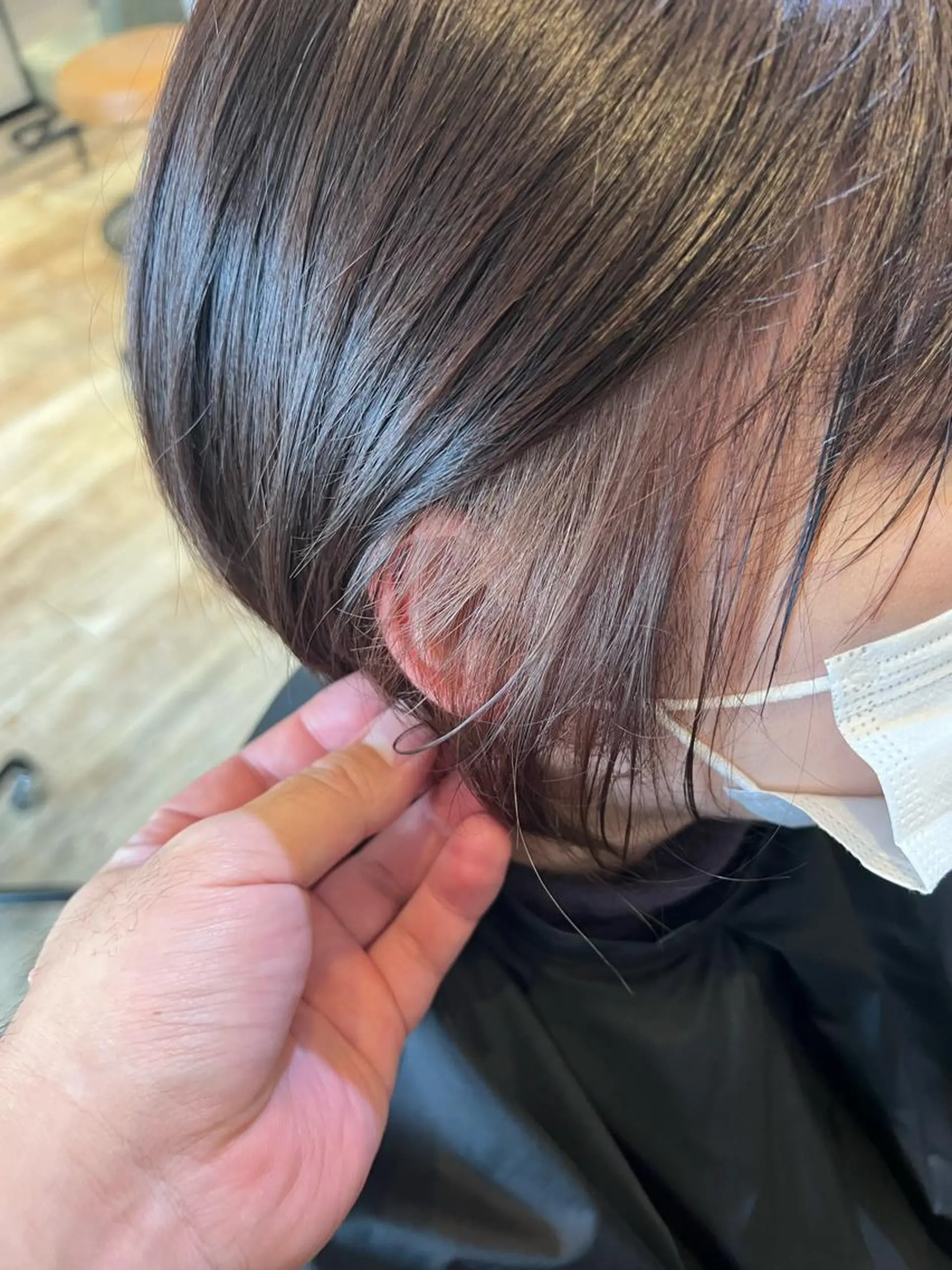 ショート カラー イヤリングカラー ショートヘア 褒められヘア❗️❗️ nico　　格のヘアスタイル