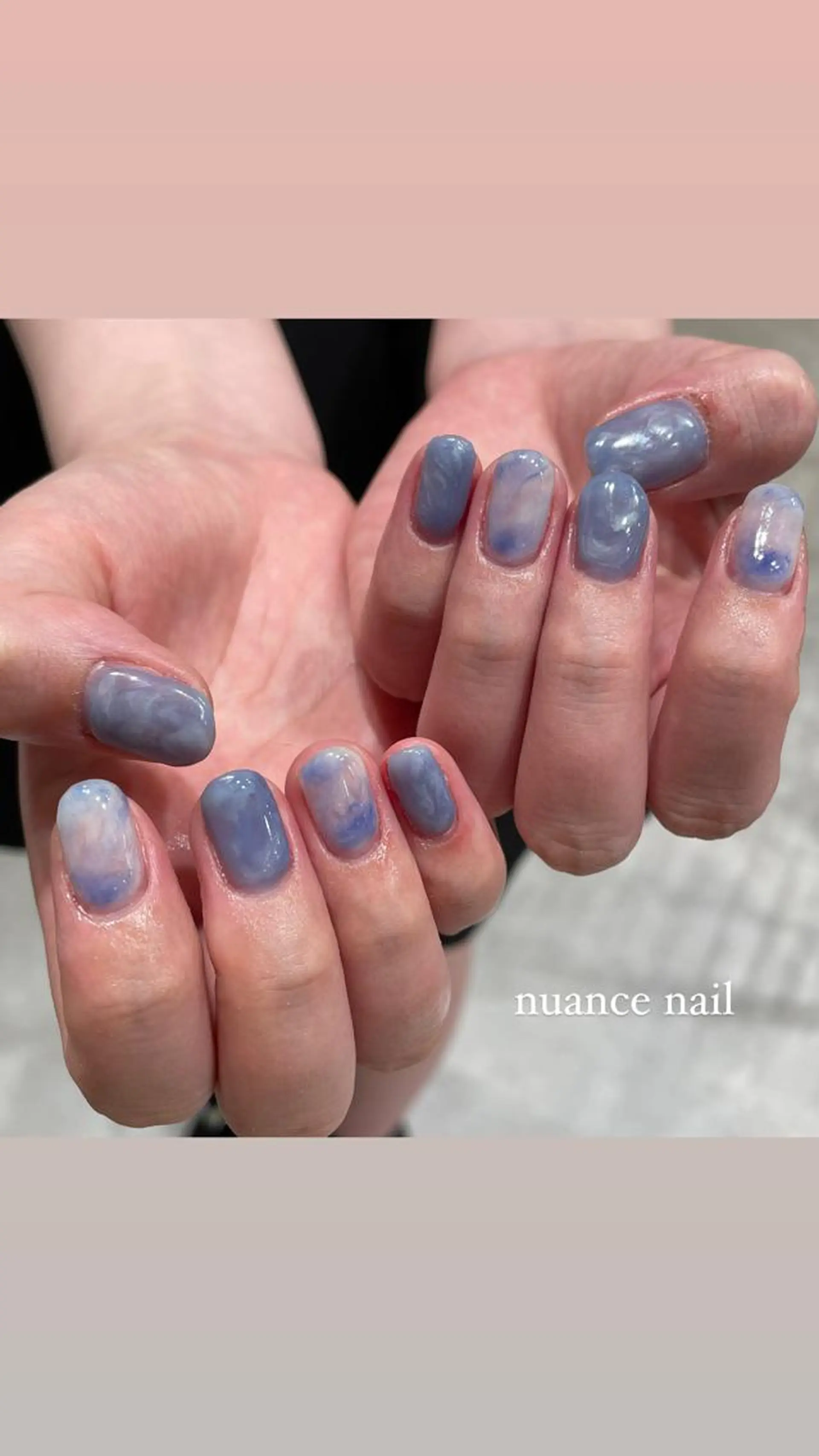 ネイル ハンドネイル 淡色ネイル 🎀moeのネイルデザイン