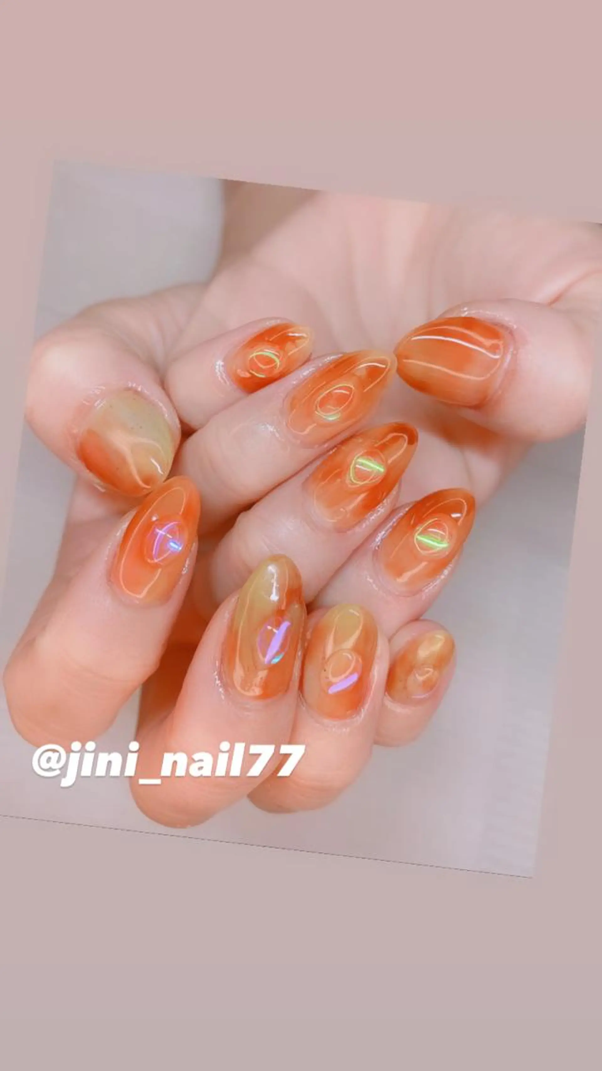ネイル ハンドネイル JINI NAIL所属・ジニ ネイルのネイルデザイン