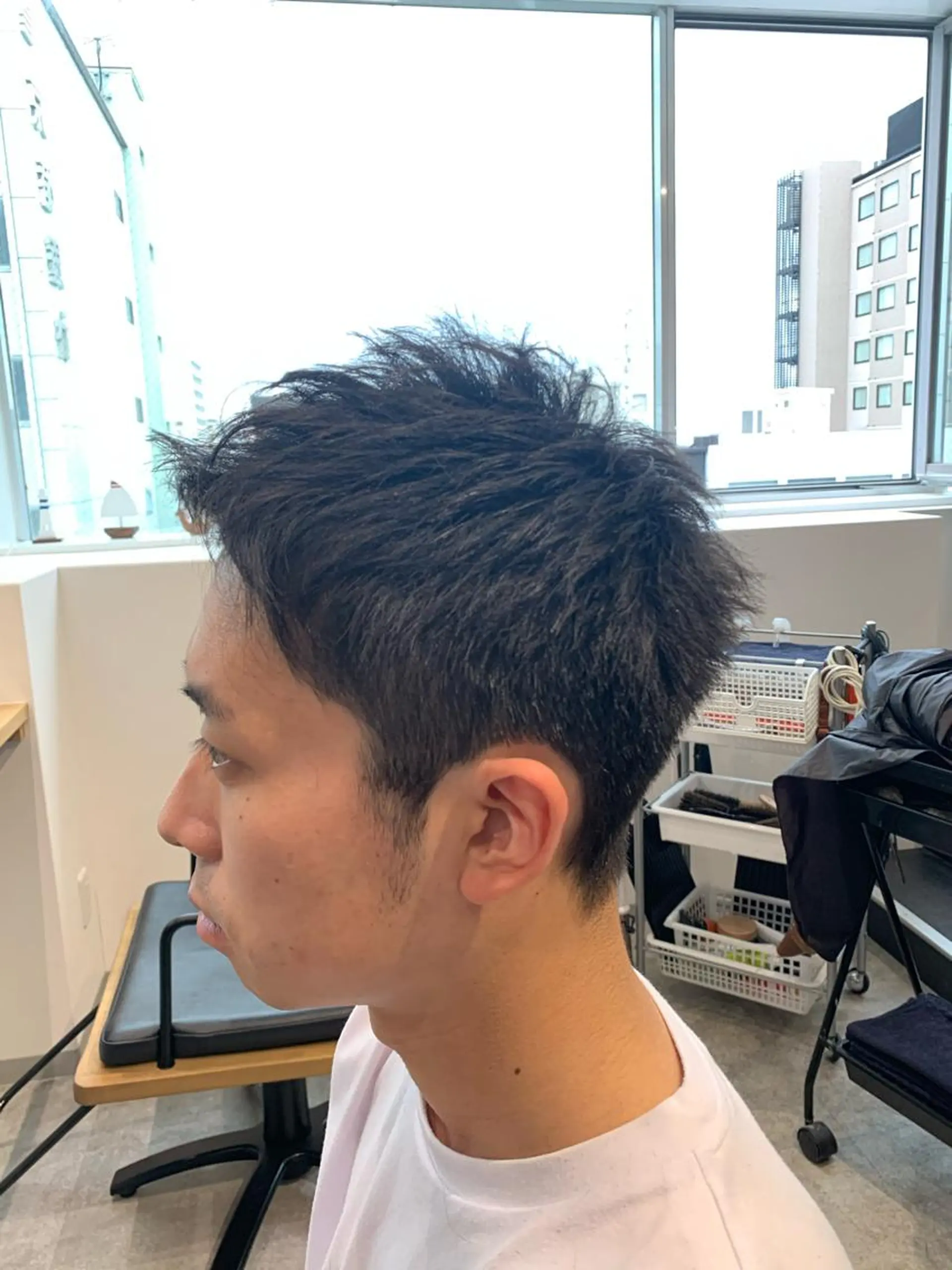 メンズ カット 大人レイヤー ヨシミカズヤのヘアスタイル