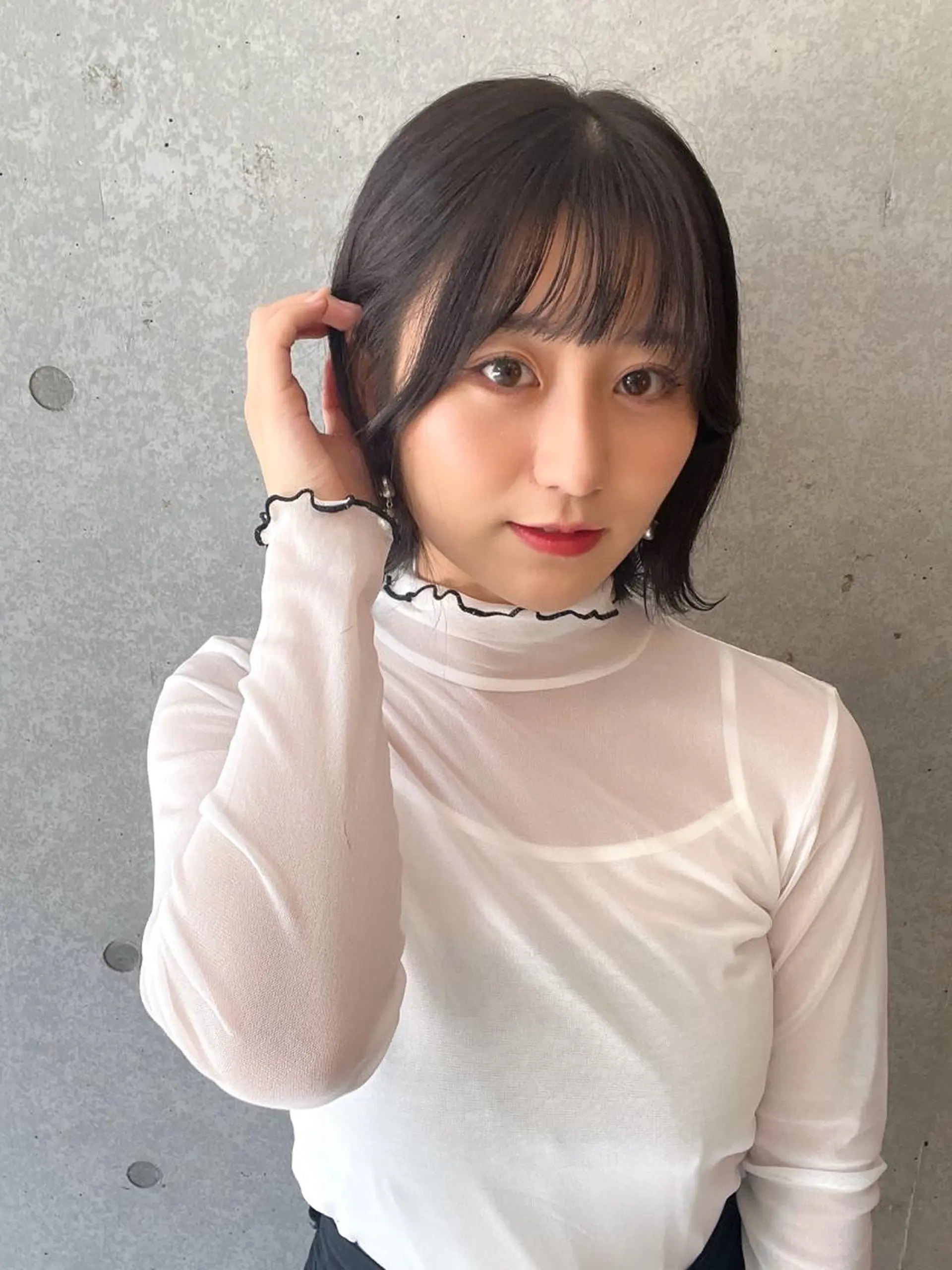 ショート 顔周り🇰🇷韓国 レイヤー/いづみ💞のヘアスタイル