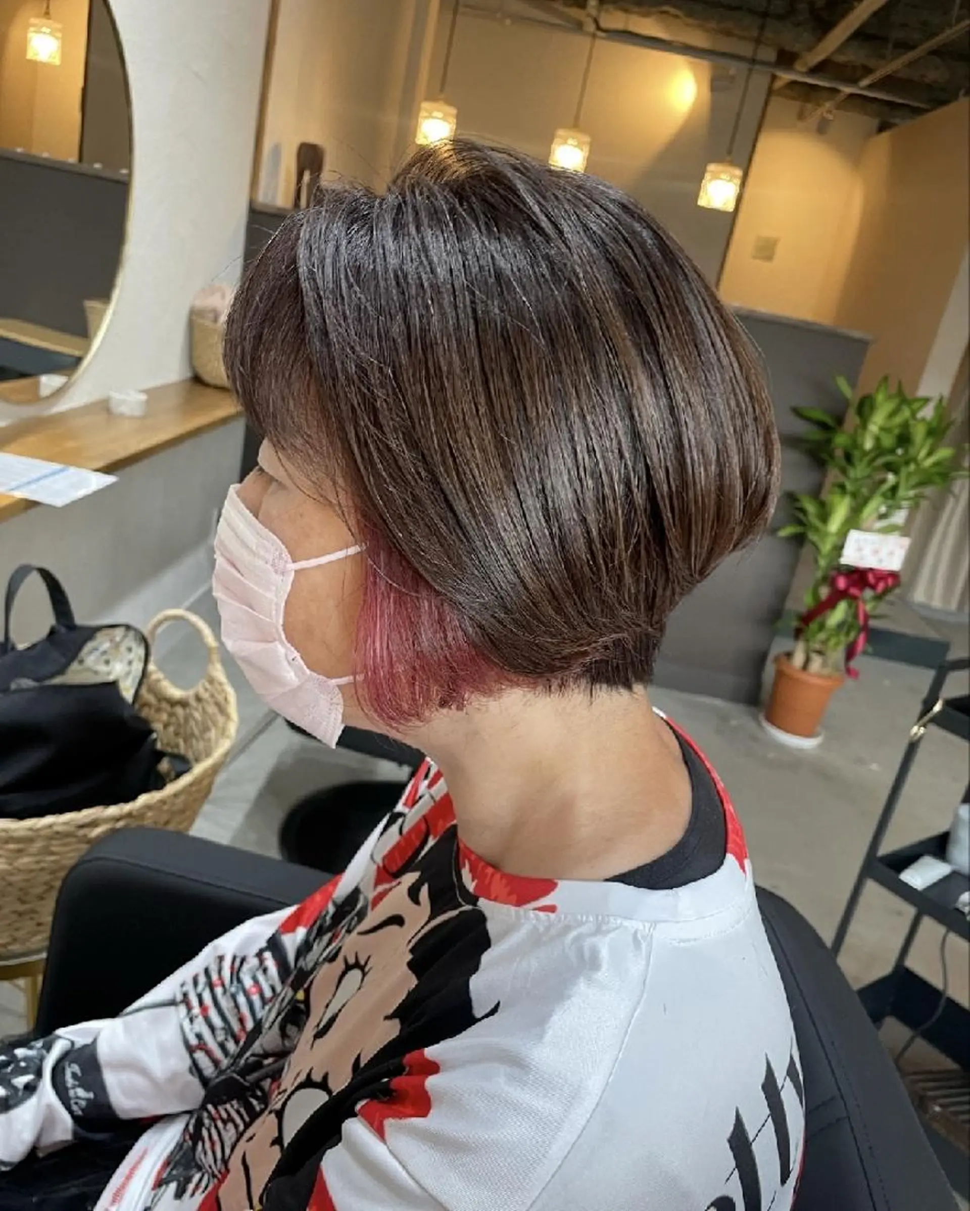 ショート カラー annoii hair eye nail所属・annoiiヘア・マ ツゲ・眉毛・耳つぼのヘアスタイル