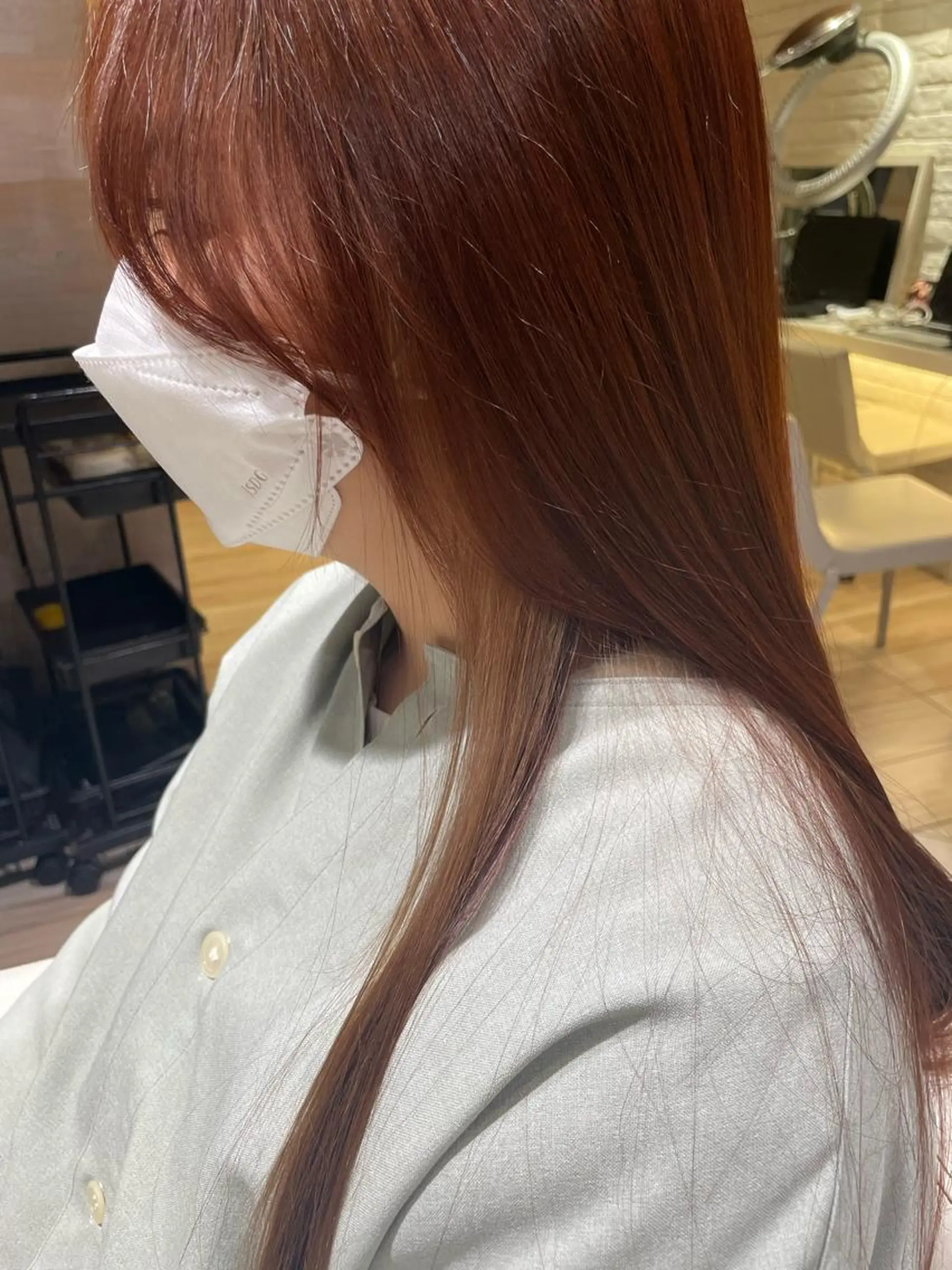 ロング カラー ベージュカラー ブラウンカラー デザインカラー ハイライトカラー インナーカラー ヘアカラー ZENKO  吉祥寺chere所属・小野寺 もものヘアスタイル