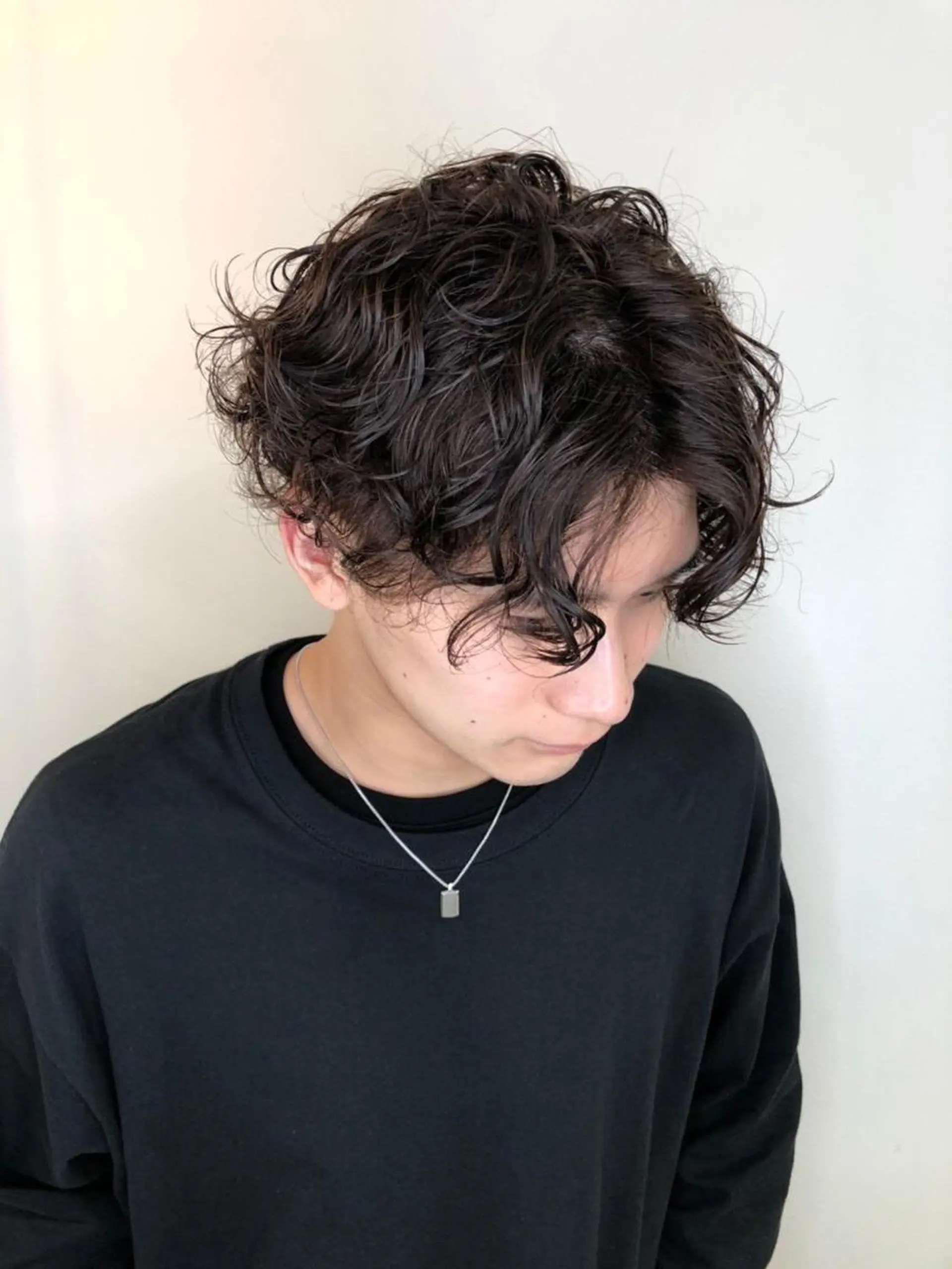 メンズ パーマ ミディアム カット ヘッドスパ JILL by GiseL/天神のヘアスタイル