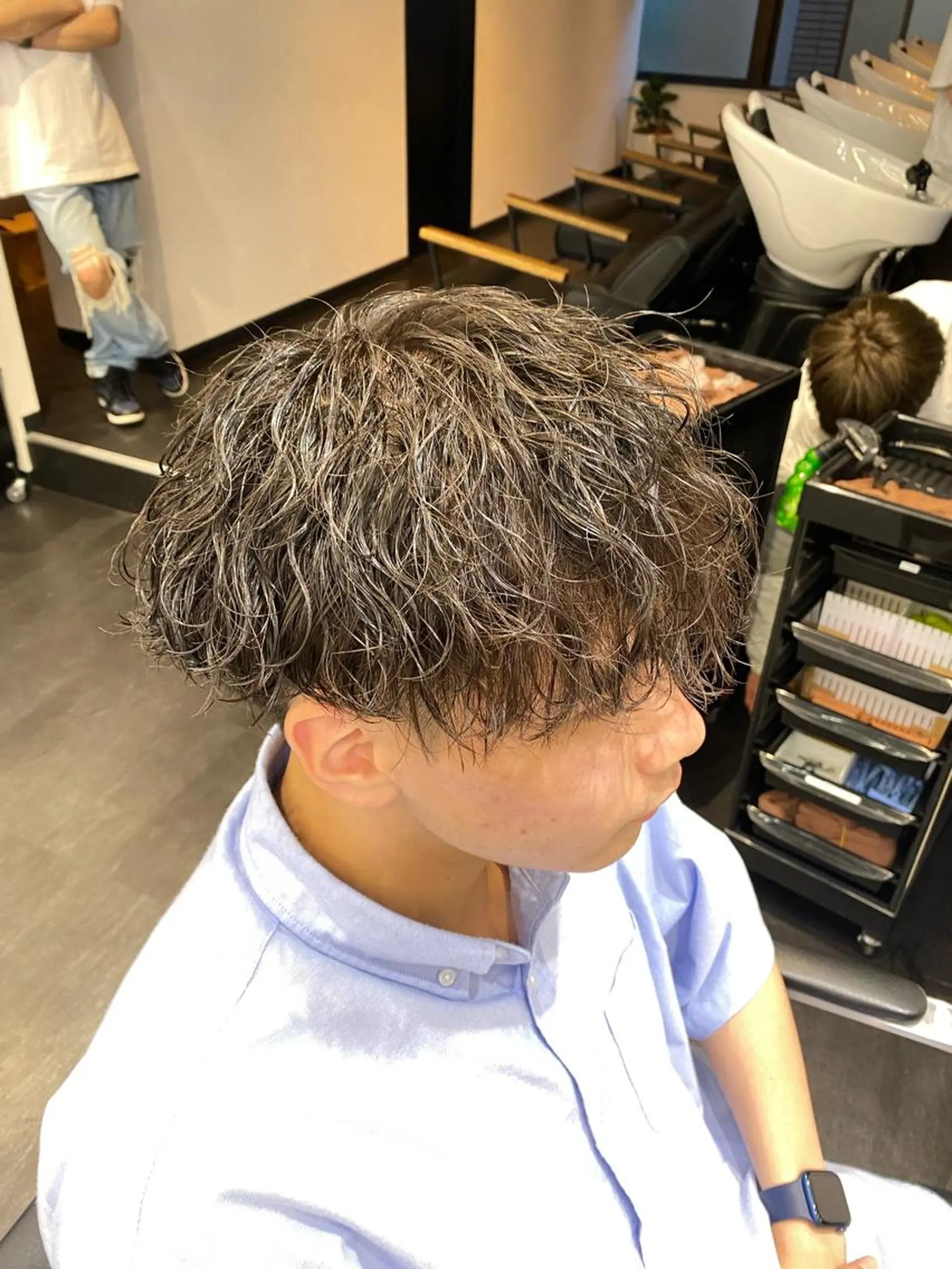 パーマ メンズ カット パーマ ヘアセット 🦁メンズ神特化🦁 12月限定/隆太郎のヘアスタイル