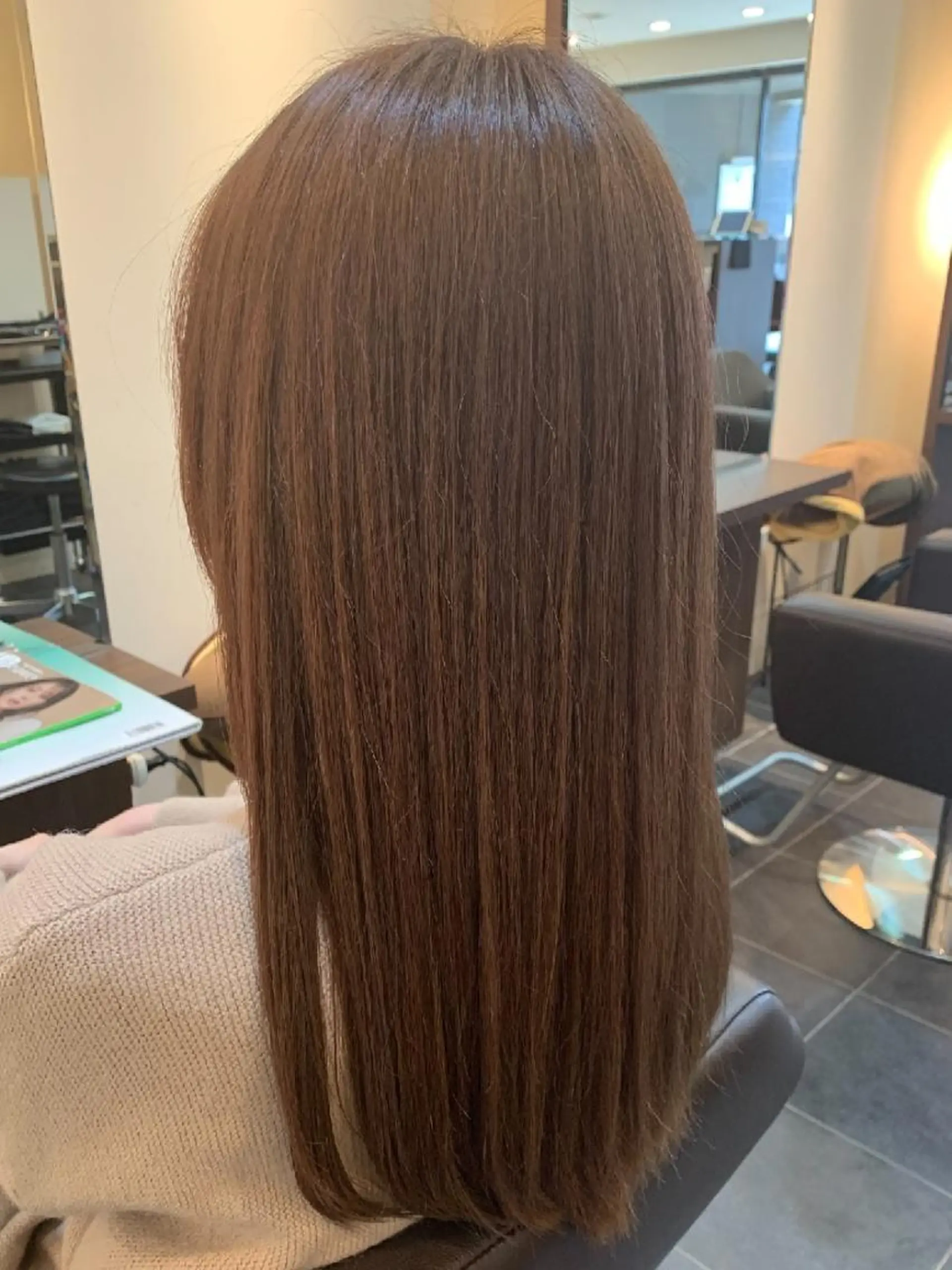 セミロング カット ヘアカラー トリートメント ASAKO ✴︎アメリシュシュのヘアスタイル