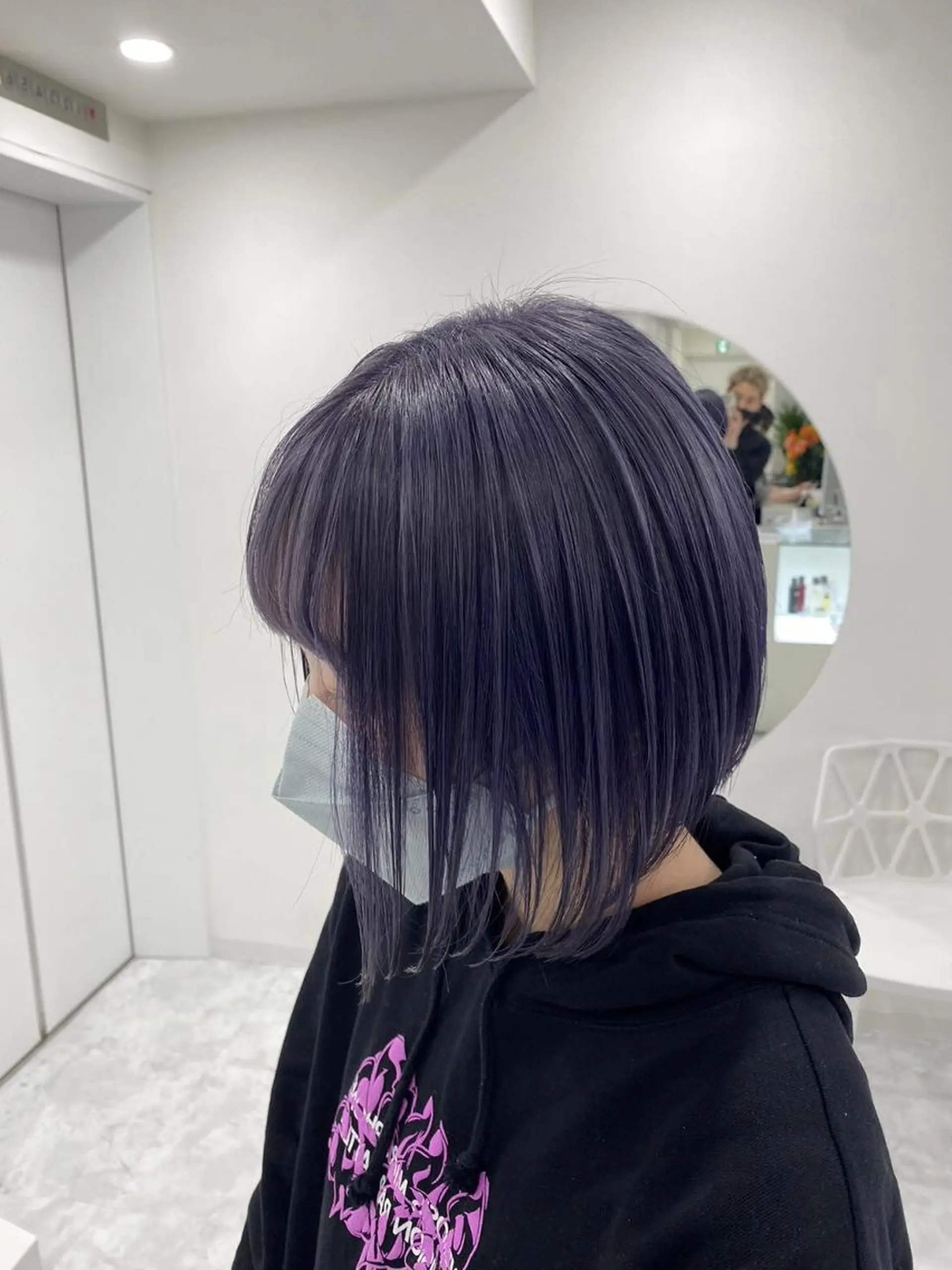 カラー 透明感ブラウン✖️ ボブ🤎ホウトのヘアスタイル