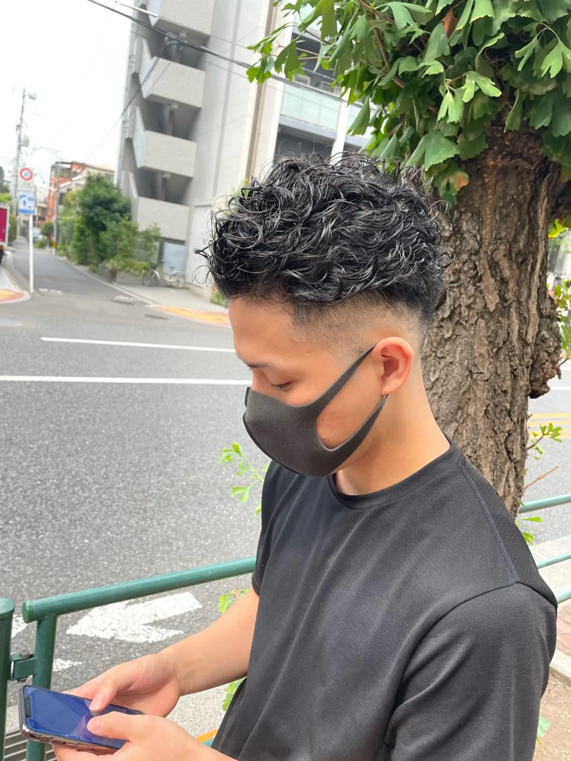 パーマ メンズ 🔥縦落ちツイスパ 🔥鈴木健紀のヘアスタイル
