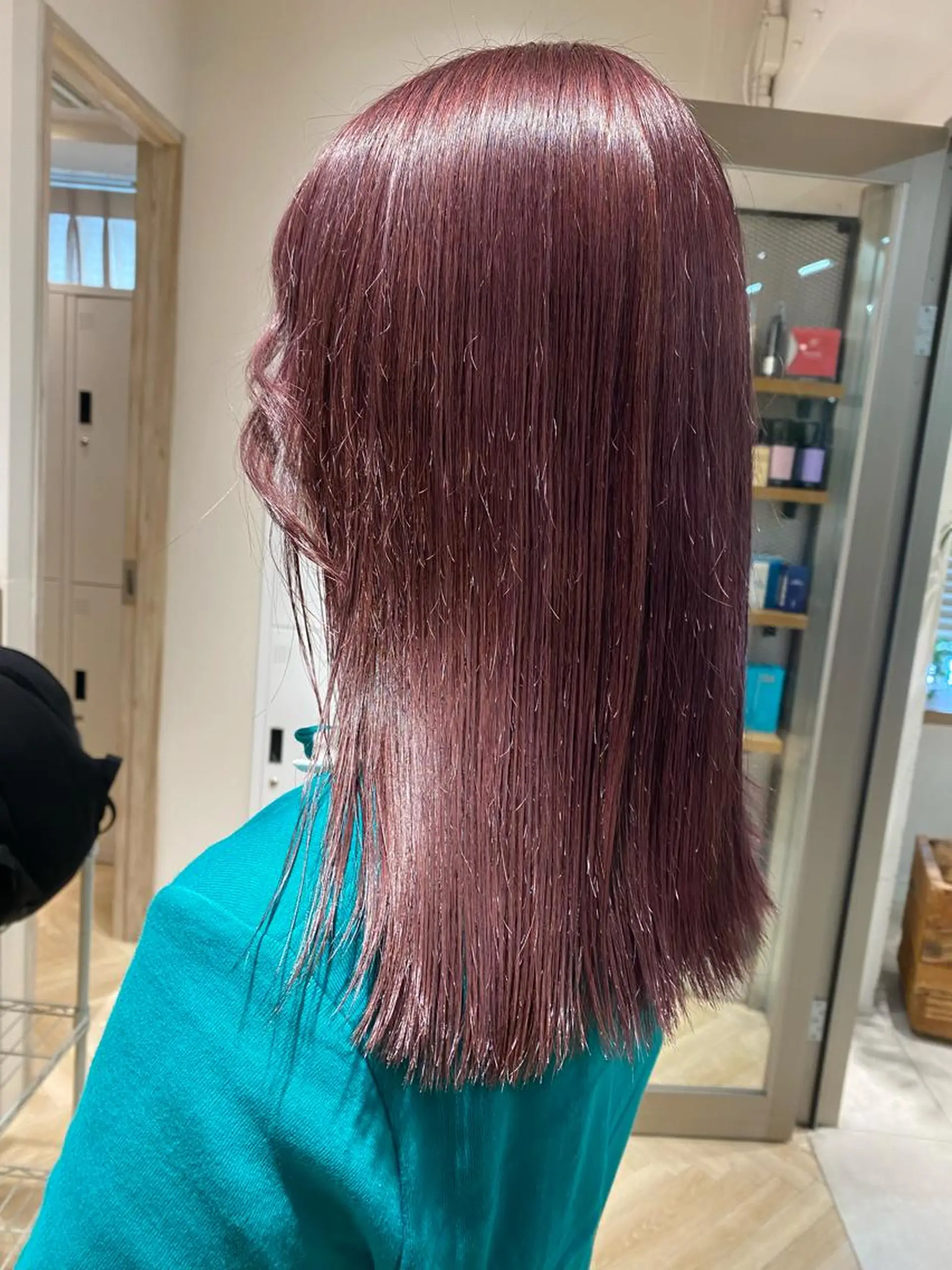 ロング ヘアカラー トリートメント 🍋暖色カラーヘアア レンジniina🍋のヘアスタイル