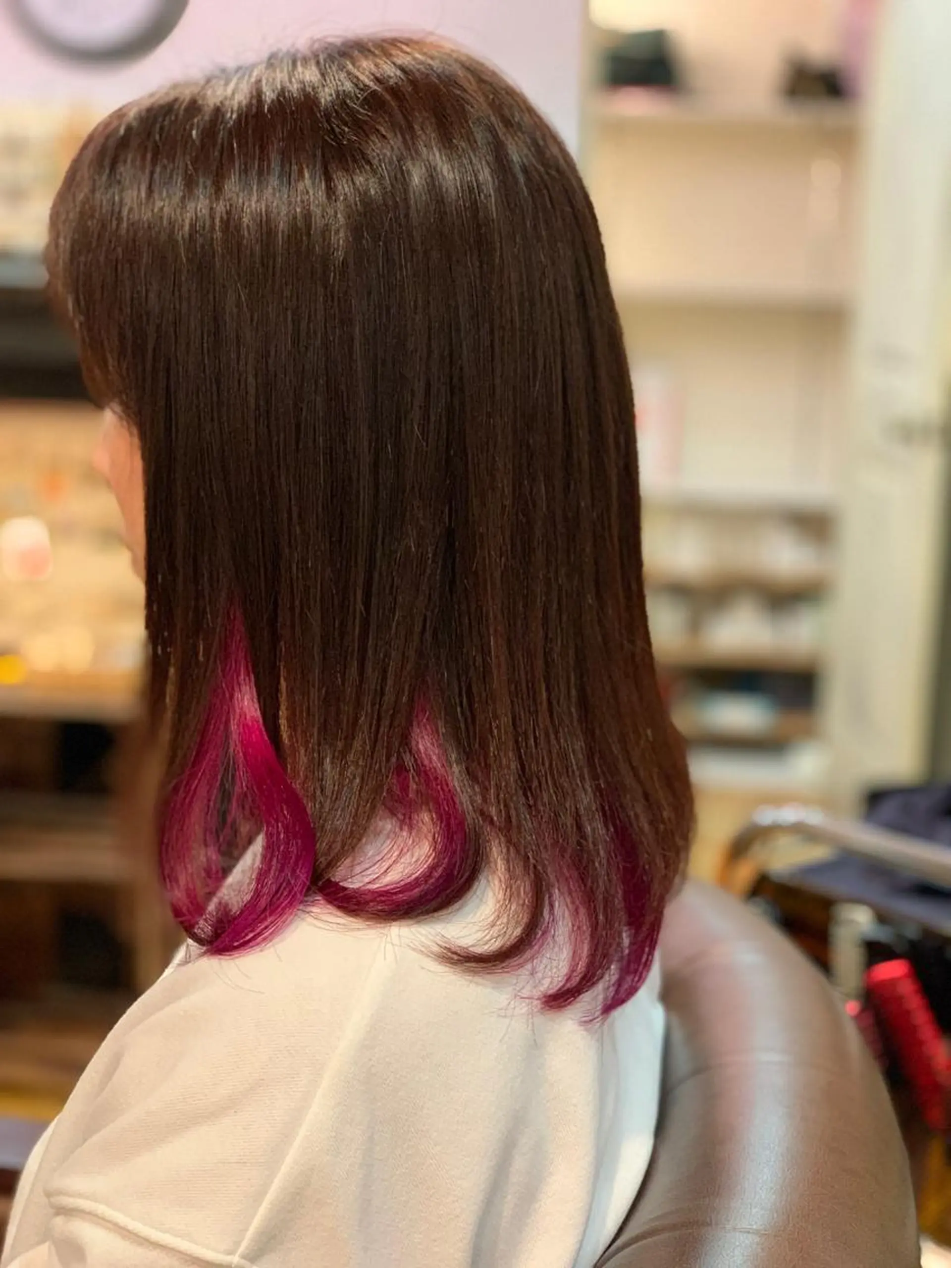 セミロング カット ヘアカラー トリートメント 廣瀬 智志のヘアスタイル