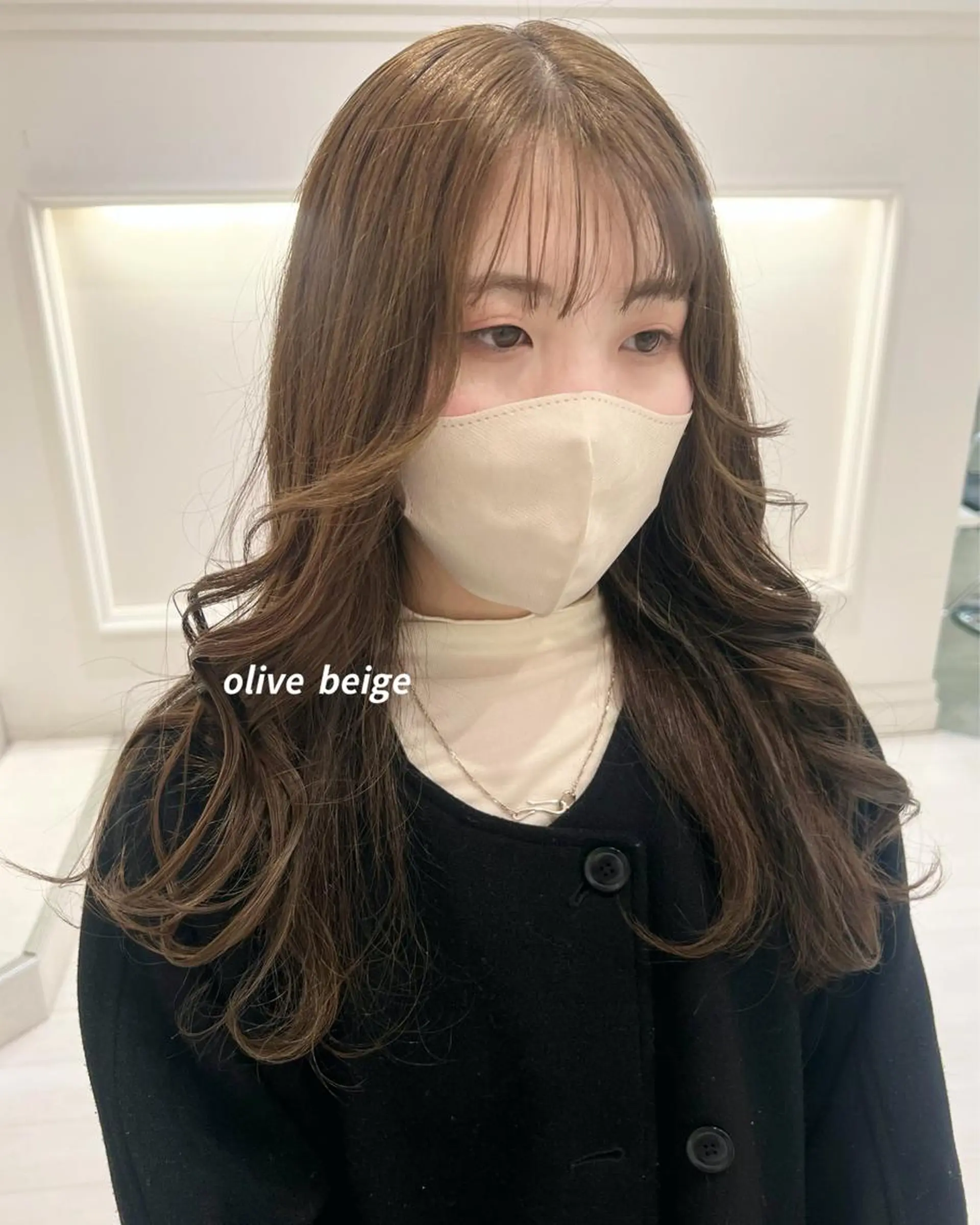 ロング カラー Parve  Mix /板野妃莉のヘアスタイル