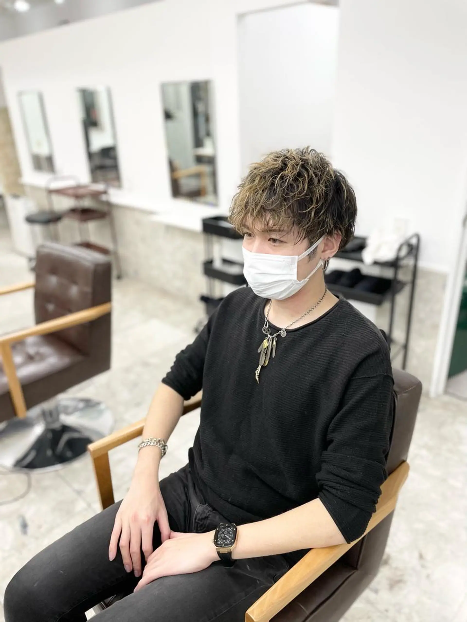 メンズ カラー特化サロン プロデュース相武台前のヘアスタイル