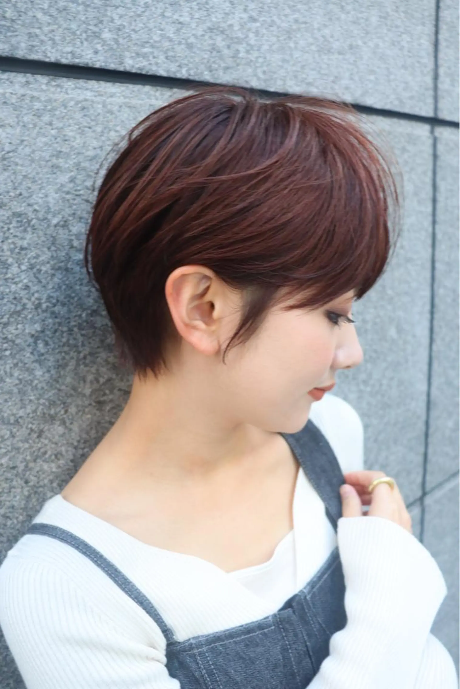 ショート カラー カット ヘアカラー トリートメント 【韓国　レイヤー 髪質改善✨】かずのヘアスタイル
