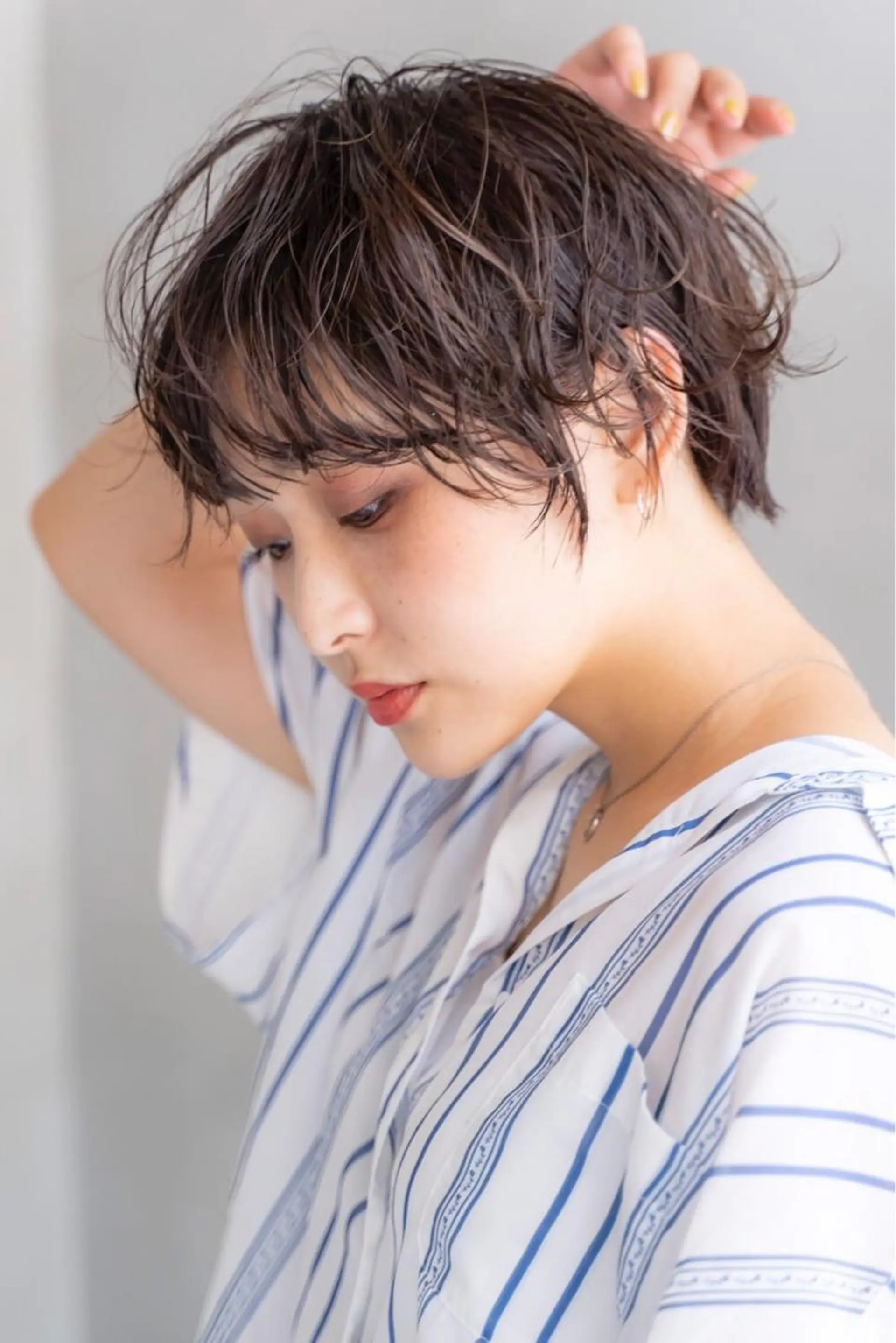 ショート カット ヘアカラー トリートメント ヘッドスパ ヘアセット 山口 竣也のヘアスタイル