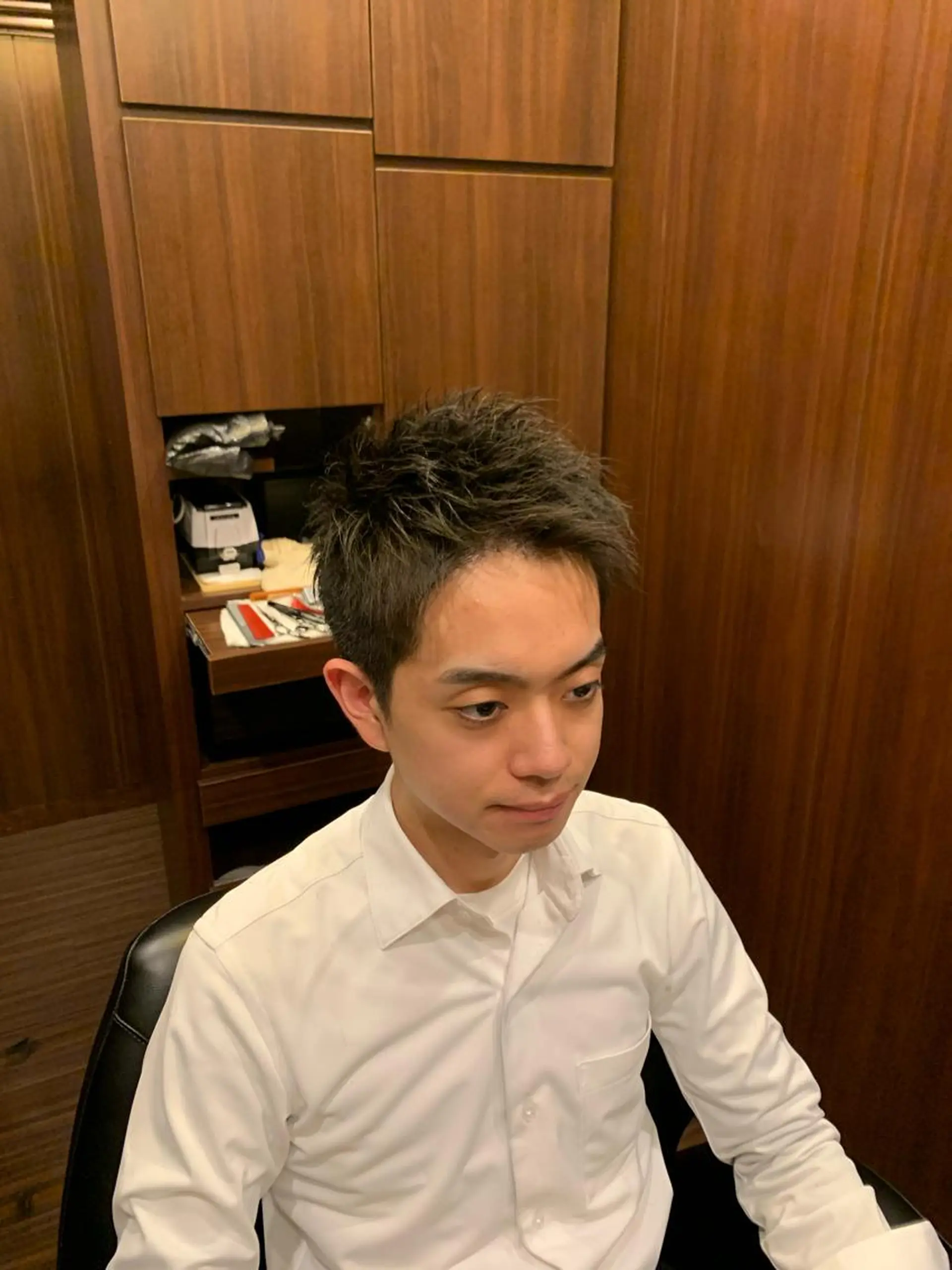 ショート メンズ ヒロ銀座所属・ヒロ銀座 KENSHOのヘアスタイル