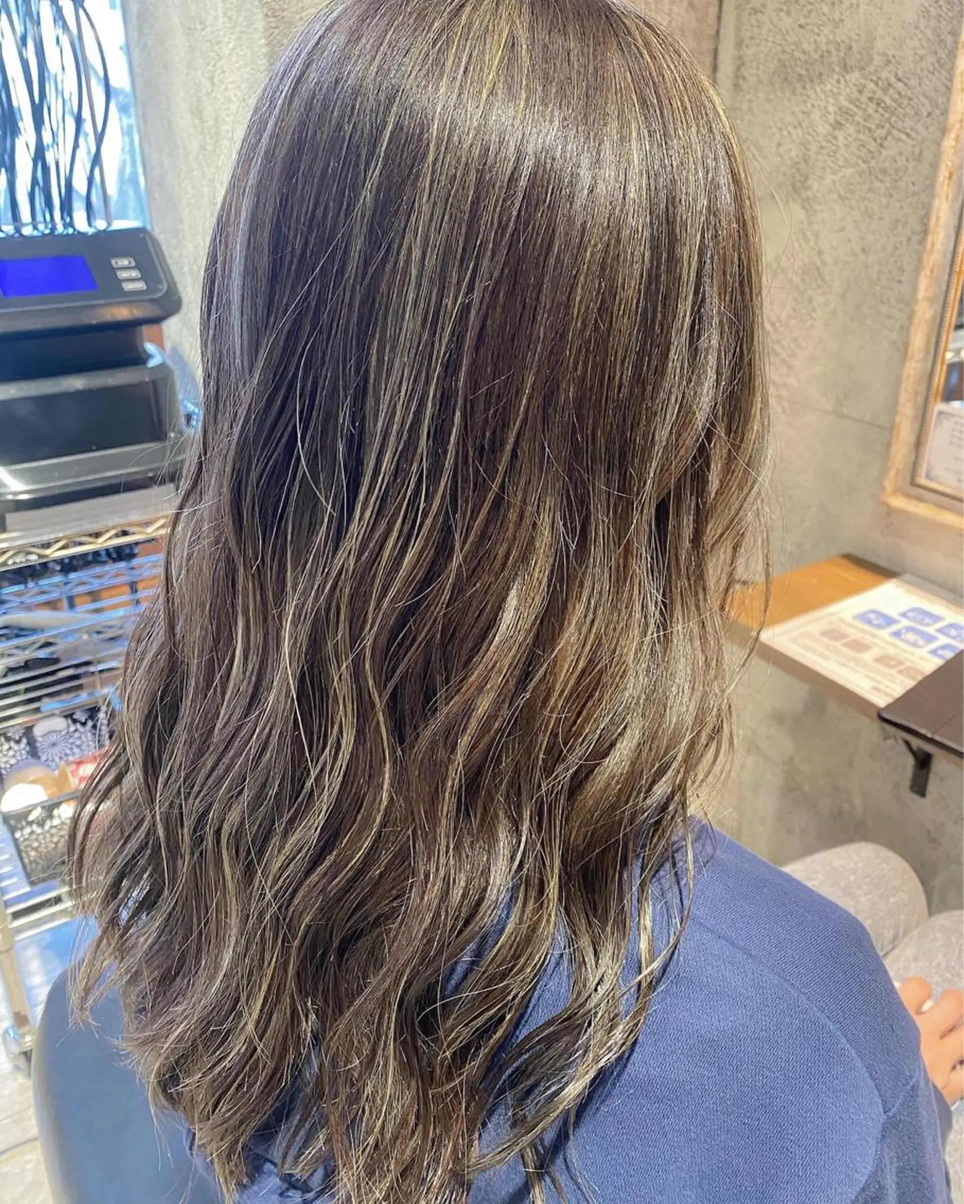 ロング カラー ヘアアレンジ ハイライトカラー 外国人風カラー ハイライト カット ヘアカラー 瀧尻 光のヘアスタイル