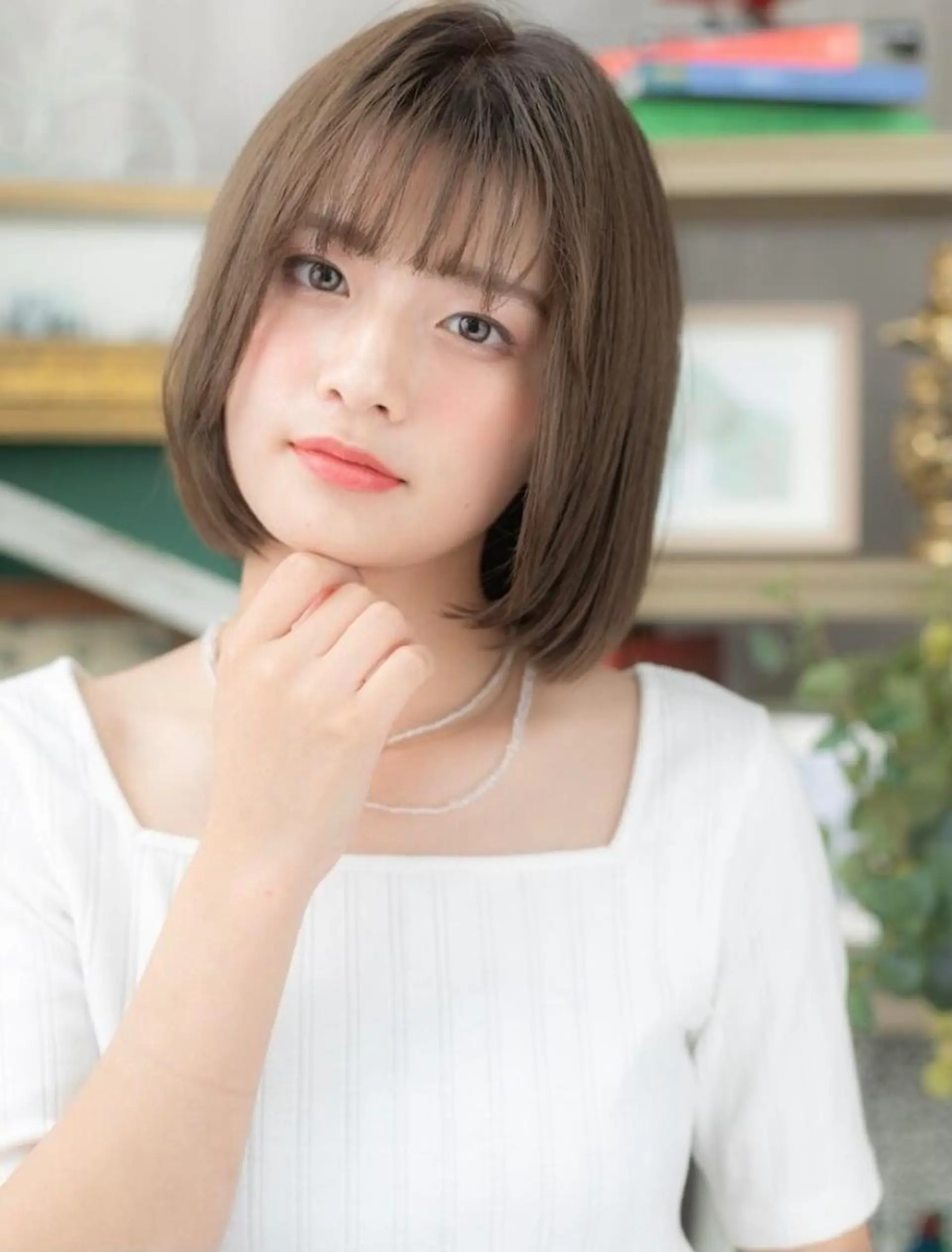 ミディアム COVER HAIR bliss 大宮店所属・出川 宙☘️のヘアスタイル