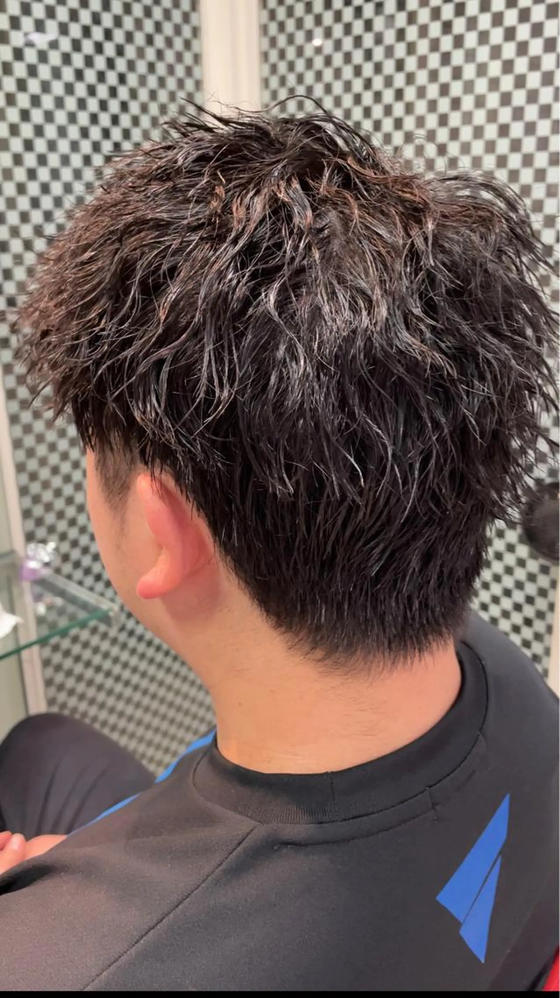 ショート パーマ メンズ TATSUKI タツキのヘアスタイル