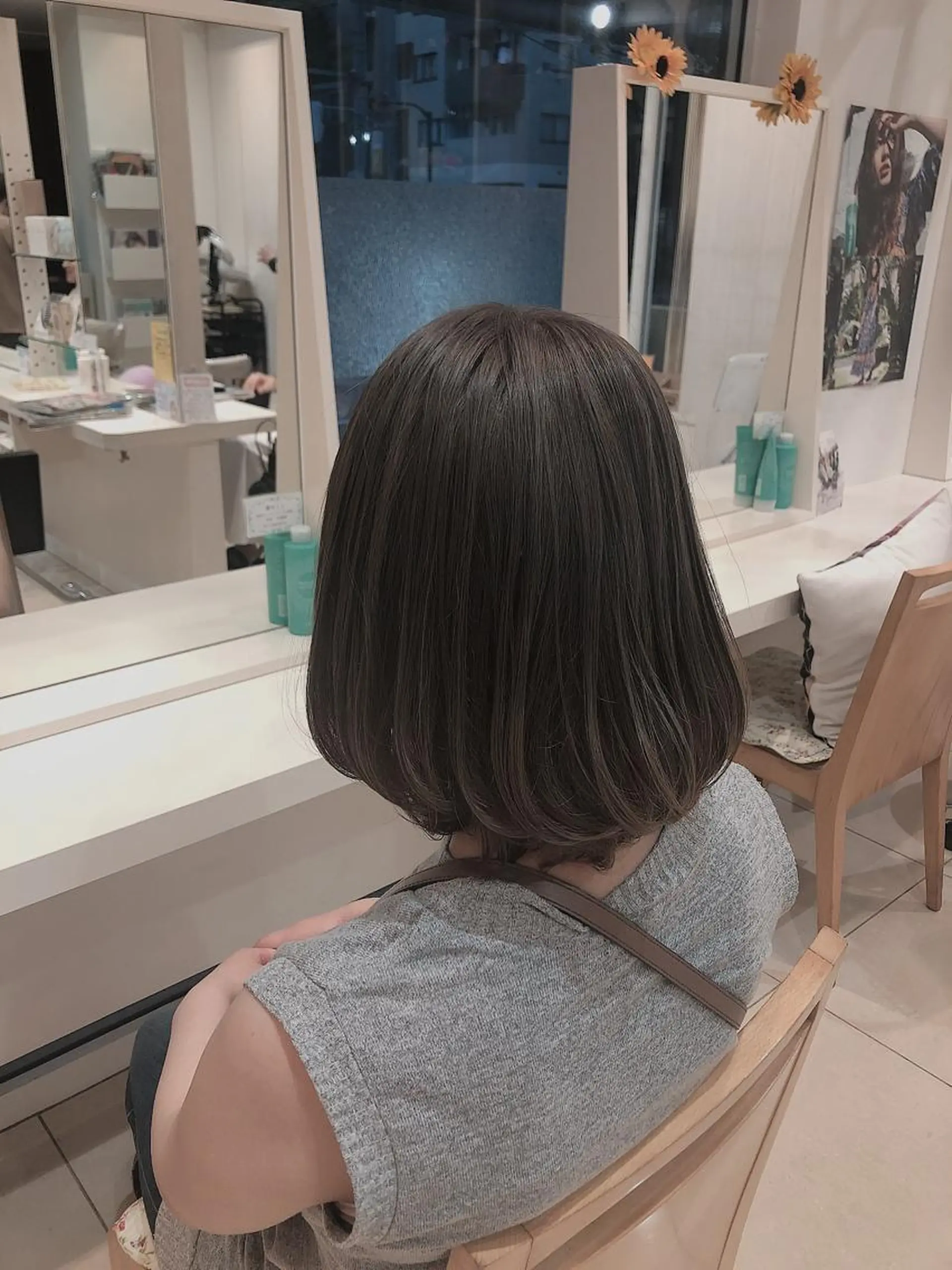 ショート カラー グレージュ ハイライトカラー ハイライト はだゆうき @hadadan08のヘアスタイル