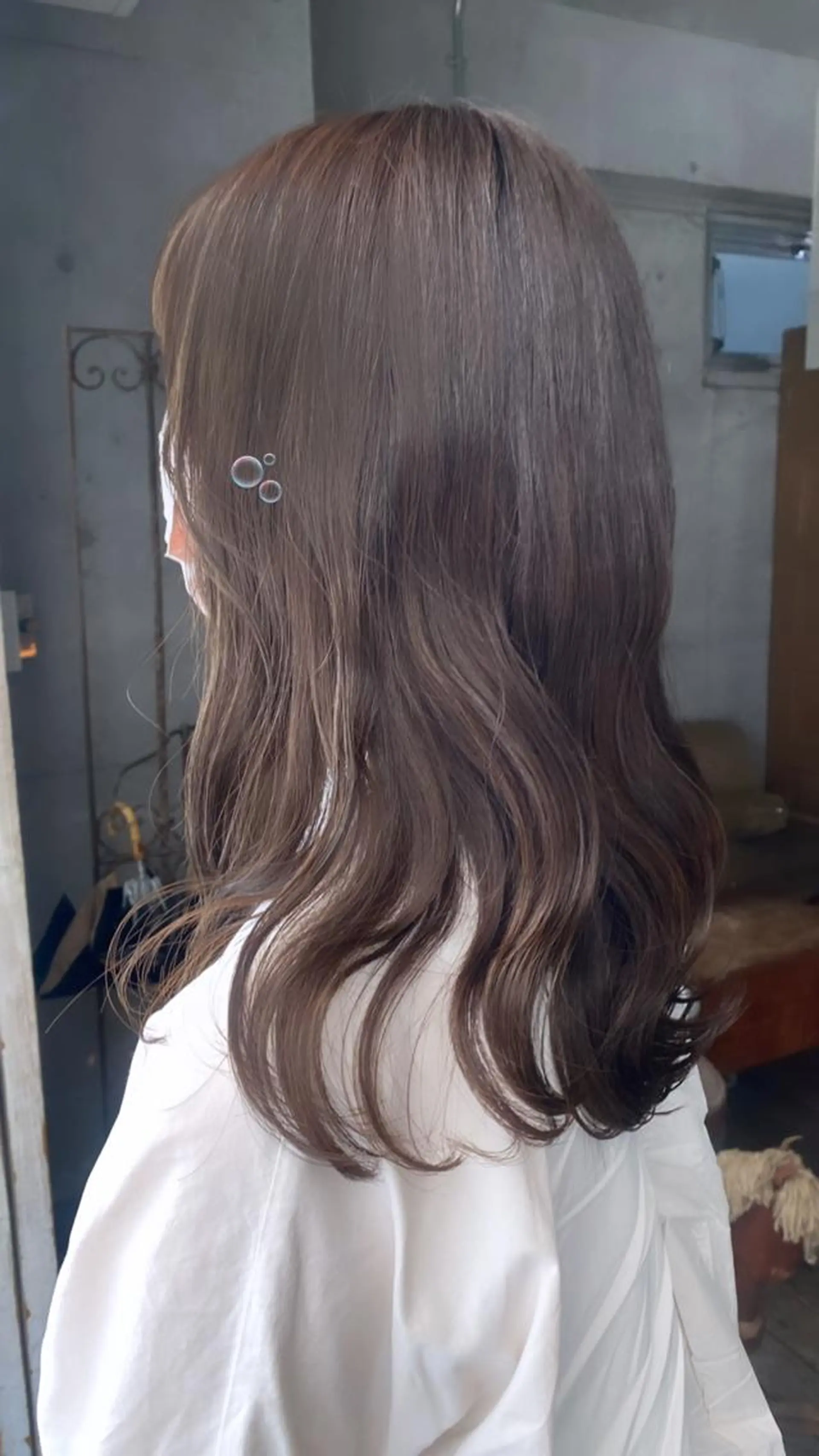 ロング カラー パーマ ヘアアレンジ メンズ 心斎橋美容室 Junのヘアスタイル