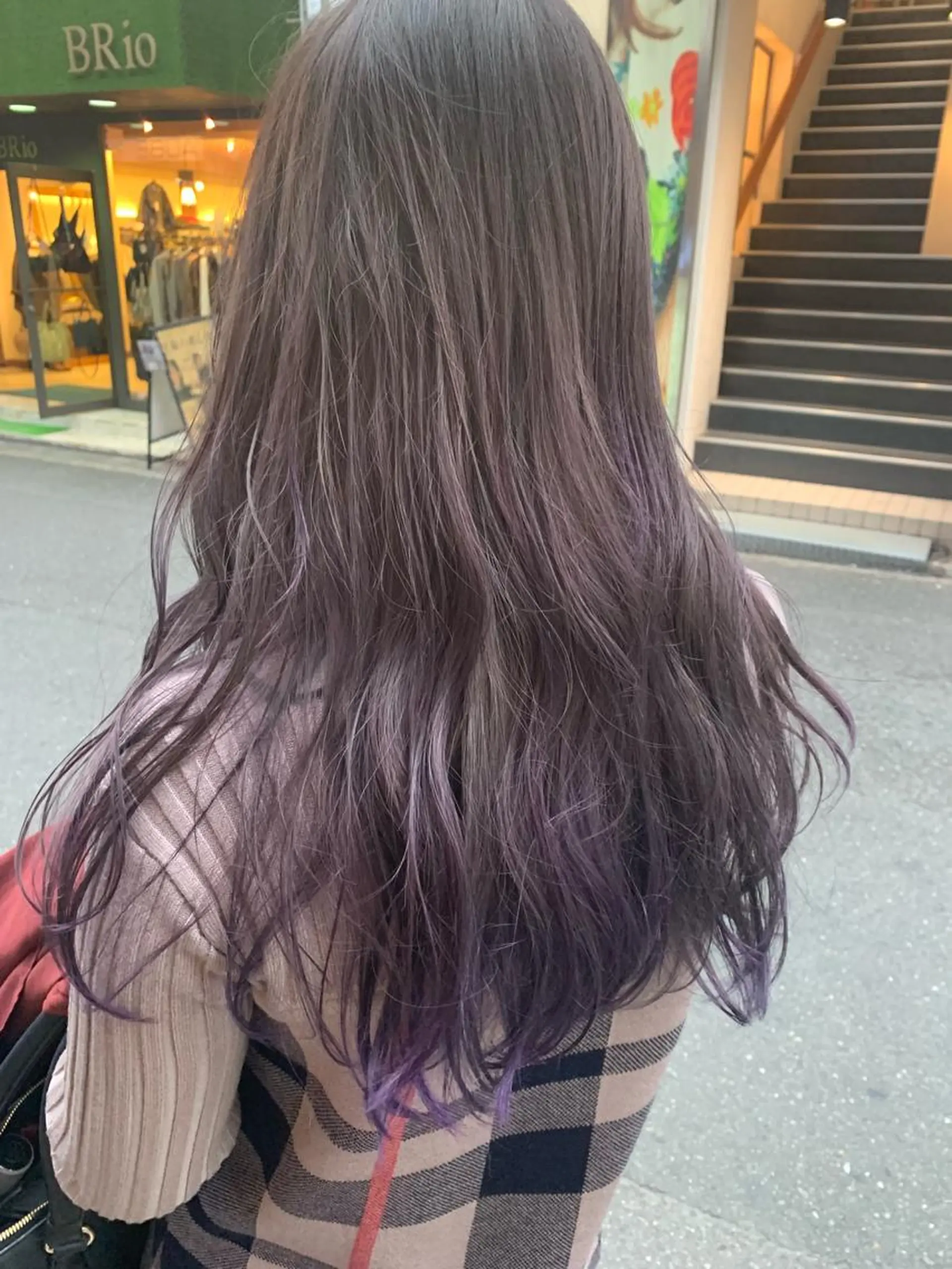 セミロング カラー 美髪形成！色素改善！ 秋田　和輝のヘアスタイル