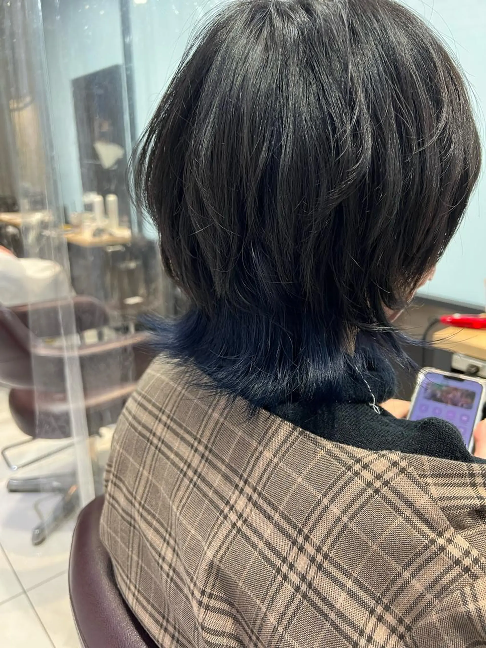 ショート カラー カット トリートメント 縮毛矯正✨️レイヤー クボタリョウのヘアスタイル