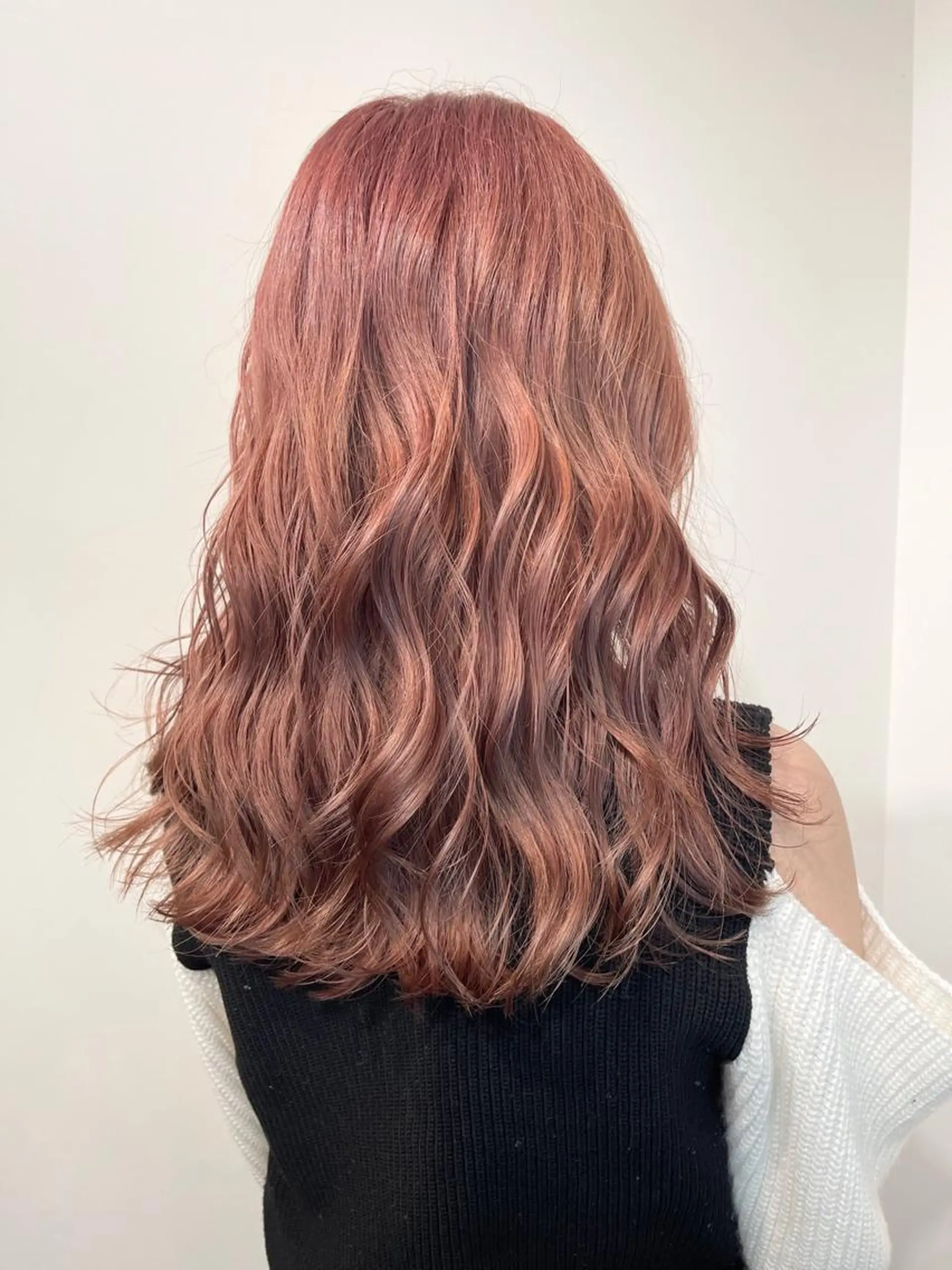 セミロング カラー カット パーマ 💎True creation💎のヘアスタイル