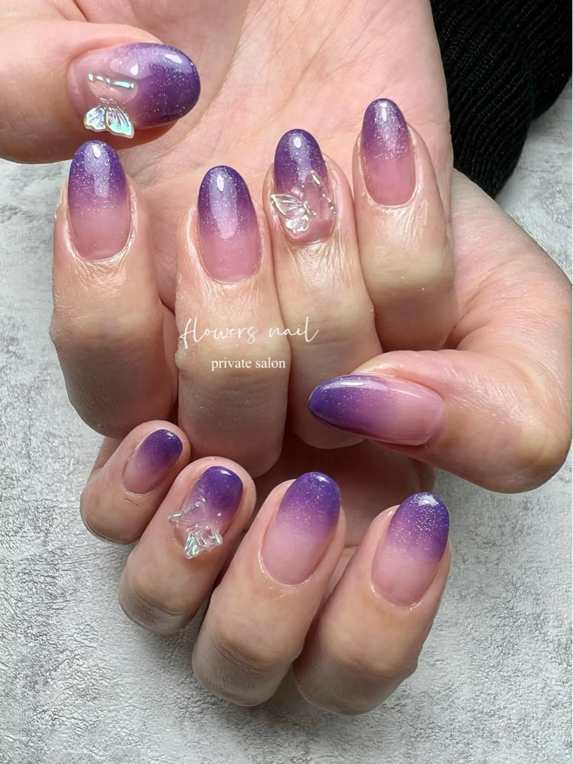 ネイル ジェルネイル 持ち込み パラジェル シンプルネイル 春ネイル flowers nailのネイルデザイン