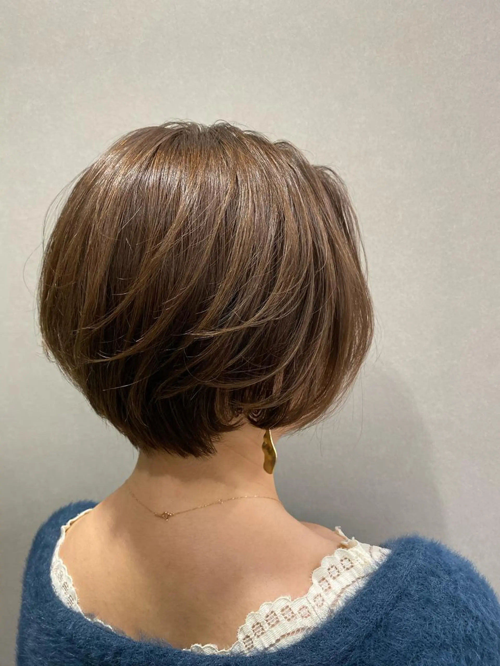 ショート ヘアカラー トリートメント E N T E R所属・🌕髪質改善/透明感 @ENTER大名のヘアスタイル