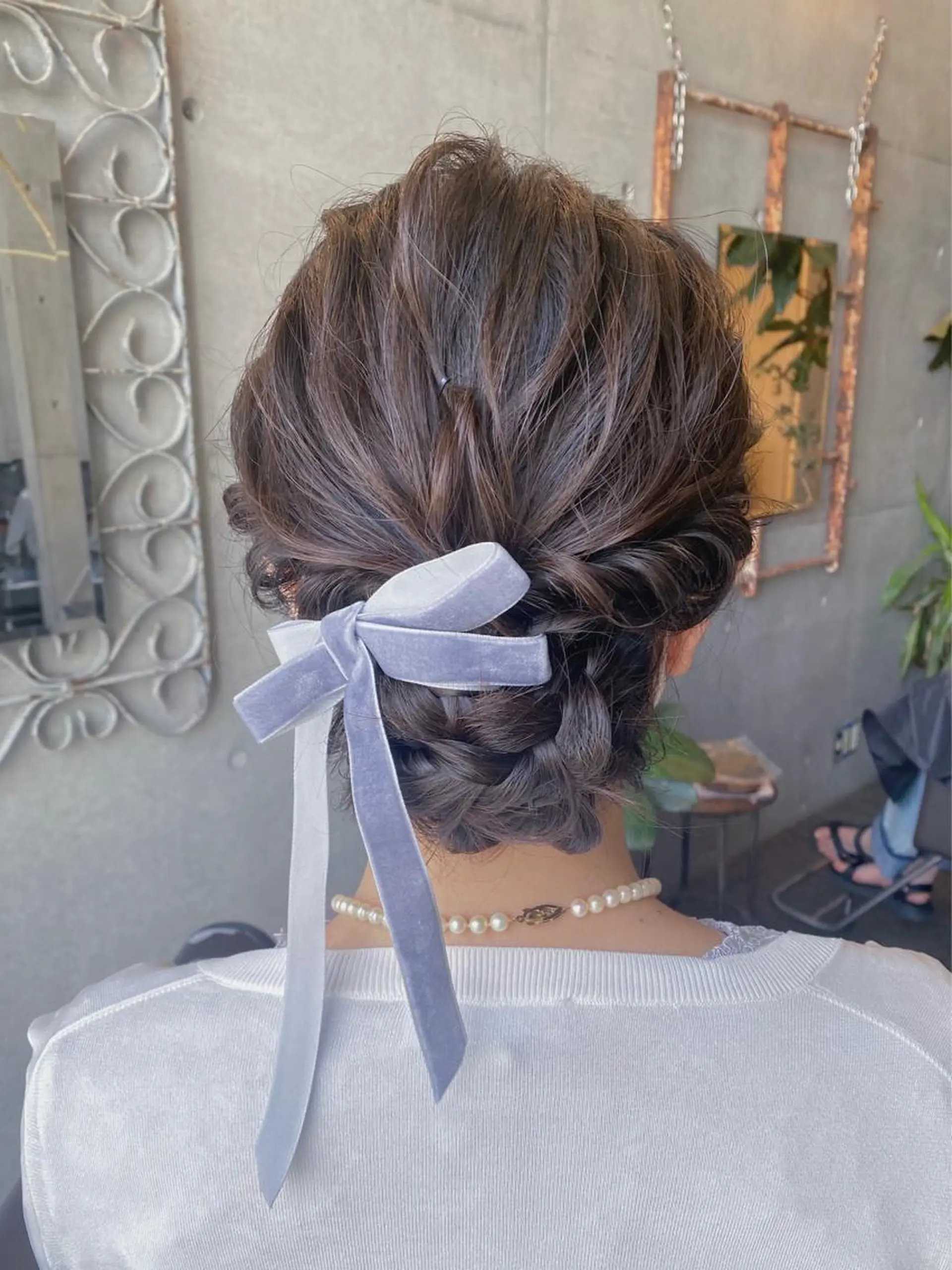 ミディアム カラー パーマ ヘアアレンジ メンズ キッズ ネイル マツエク・マツパ アイブロウ ヘアセット モリモト サナのヘアスタイル