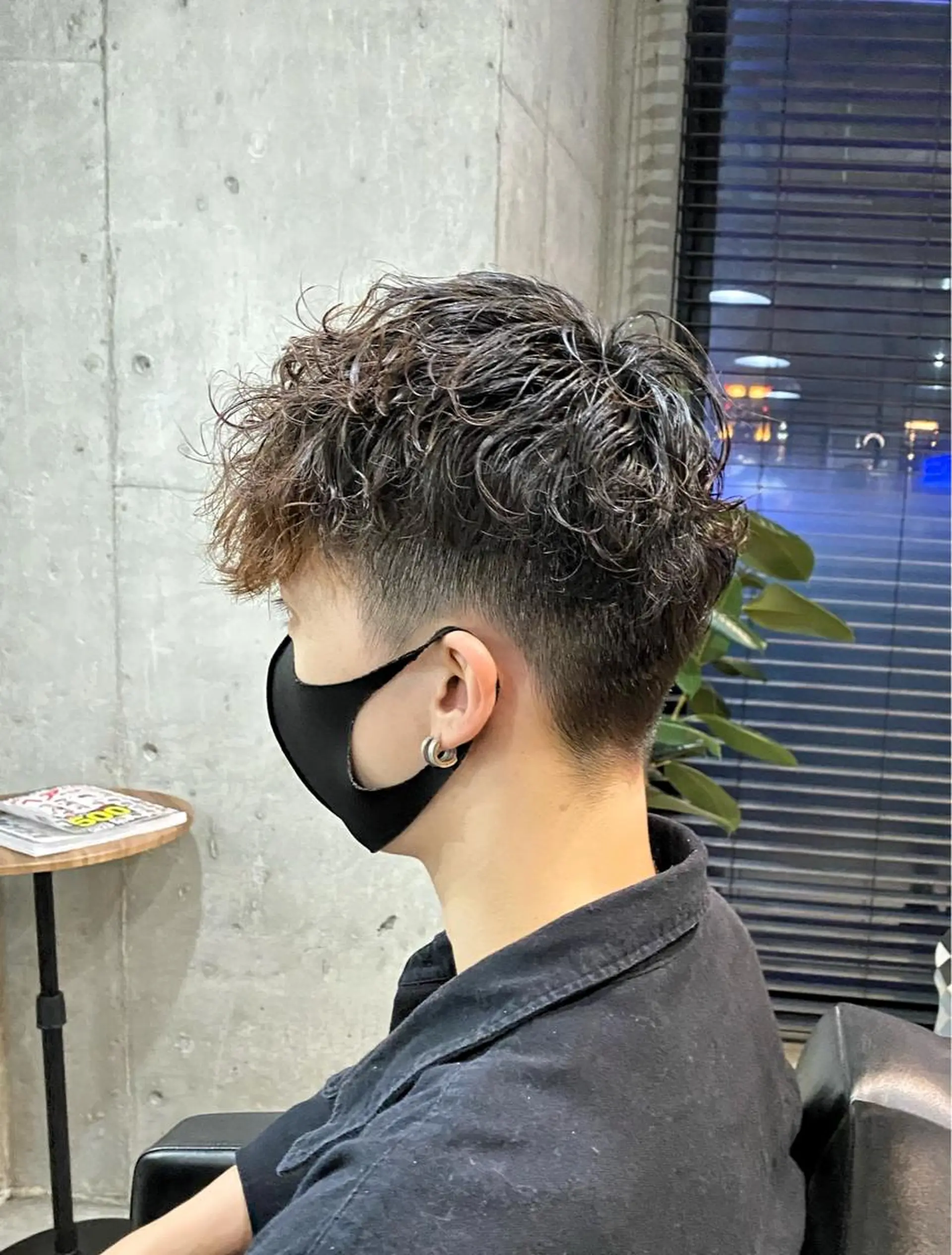 ショート パーマ メンズ MENS  FEEL南森町所属・佐藤 達郎のヘアスタイル