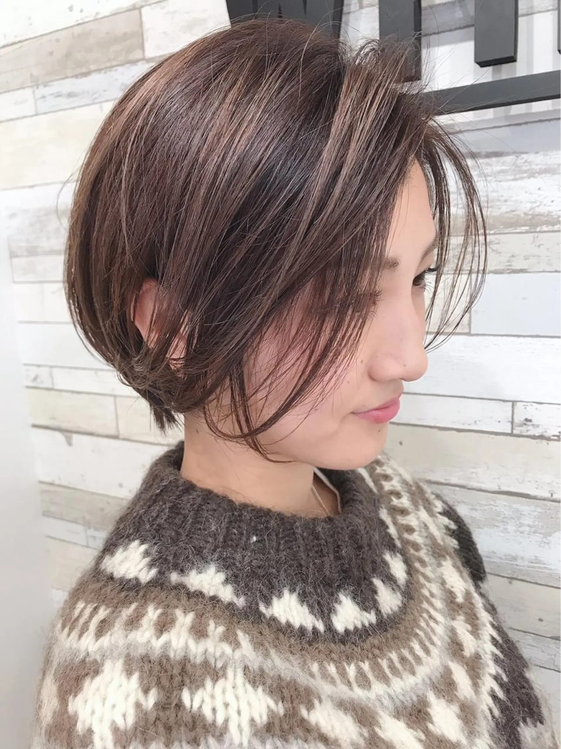 ショート 渋谷/ハッシュ レイヤーカット/会田のヘアスタイル