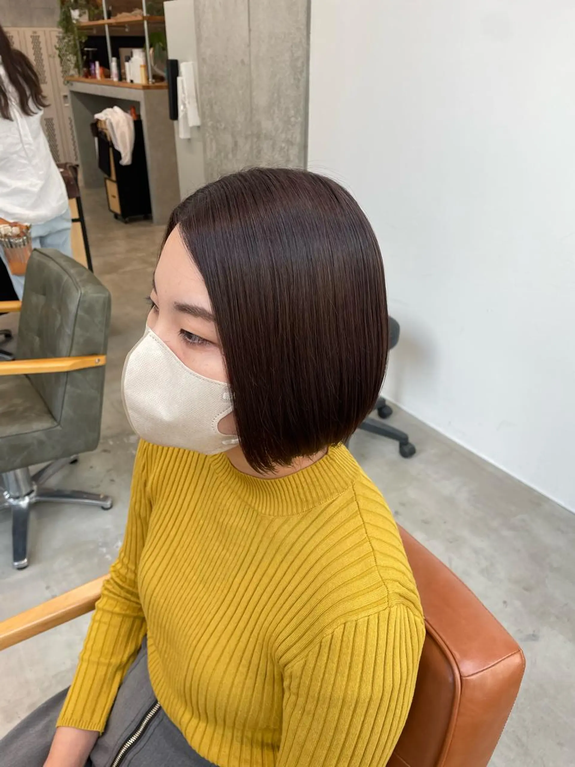 ショート 縮毛矯正 yuika .のヘアスタイル