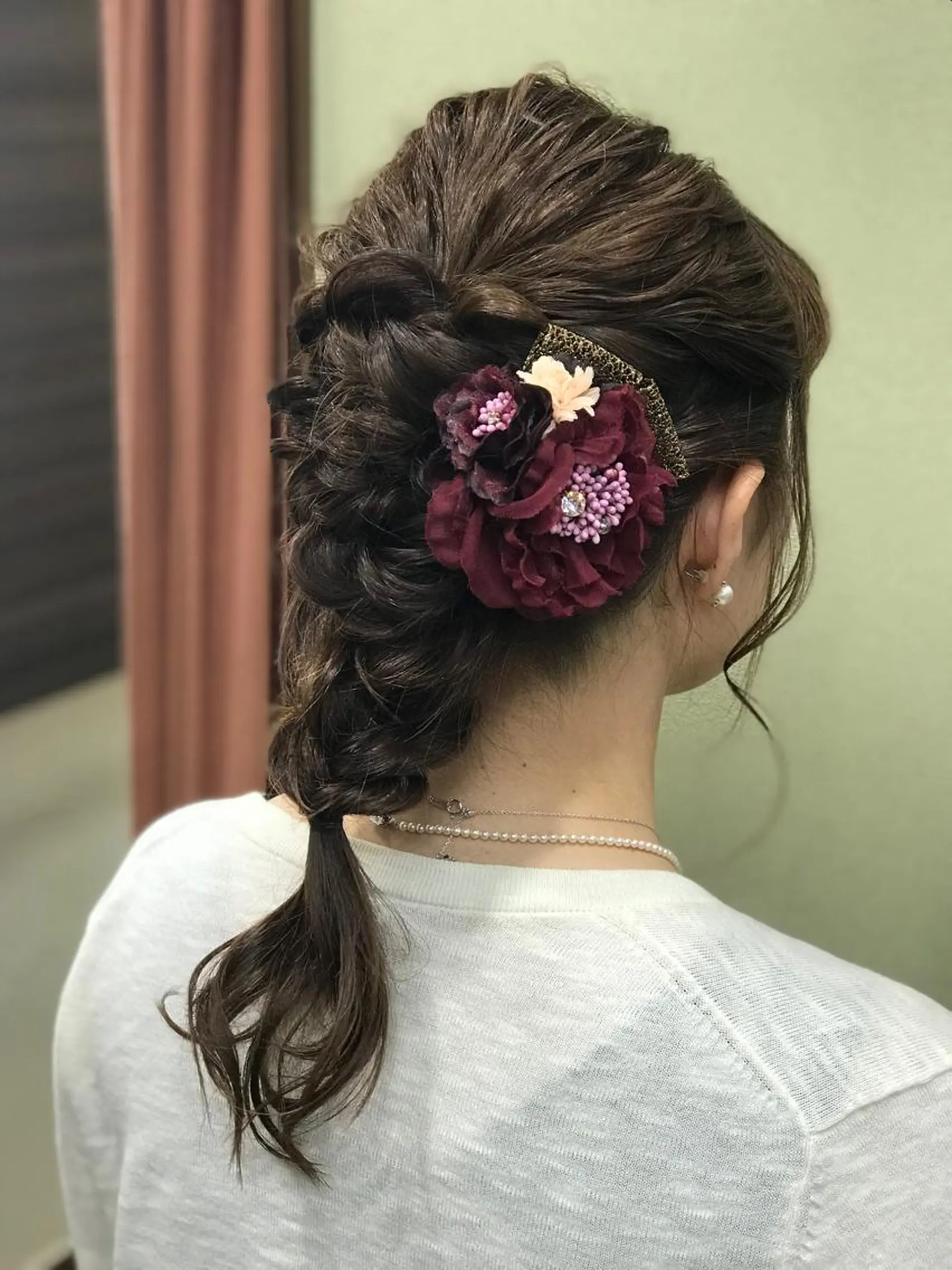 ヘアアレンジ 結婚式・ブライダル hairmake Sakura松本真理のヘアスタイル