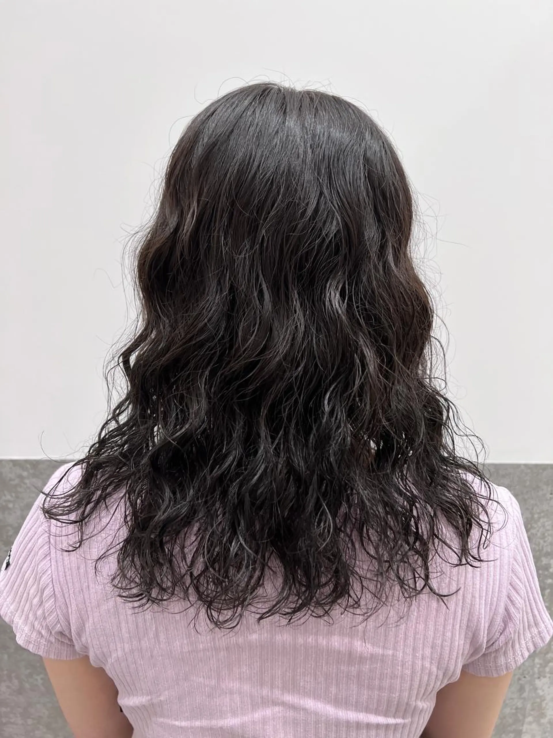 セミロング パーマ カット パーマ トリートメント ally hairsalon所属・Emi .のヘアスタイル