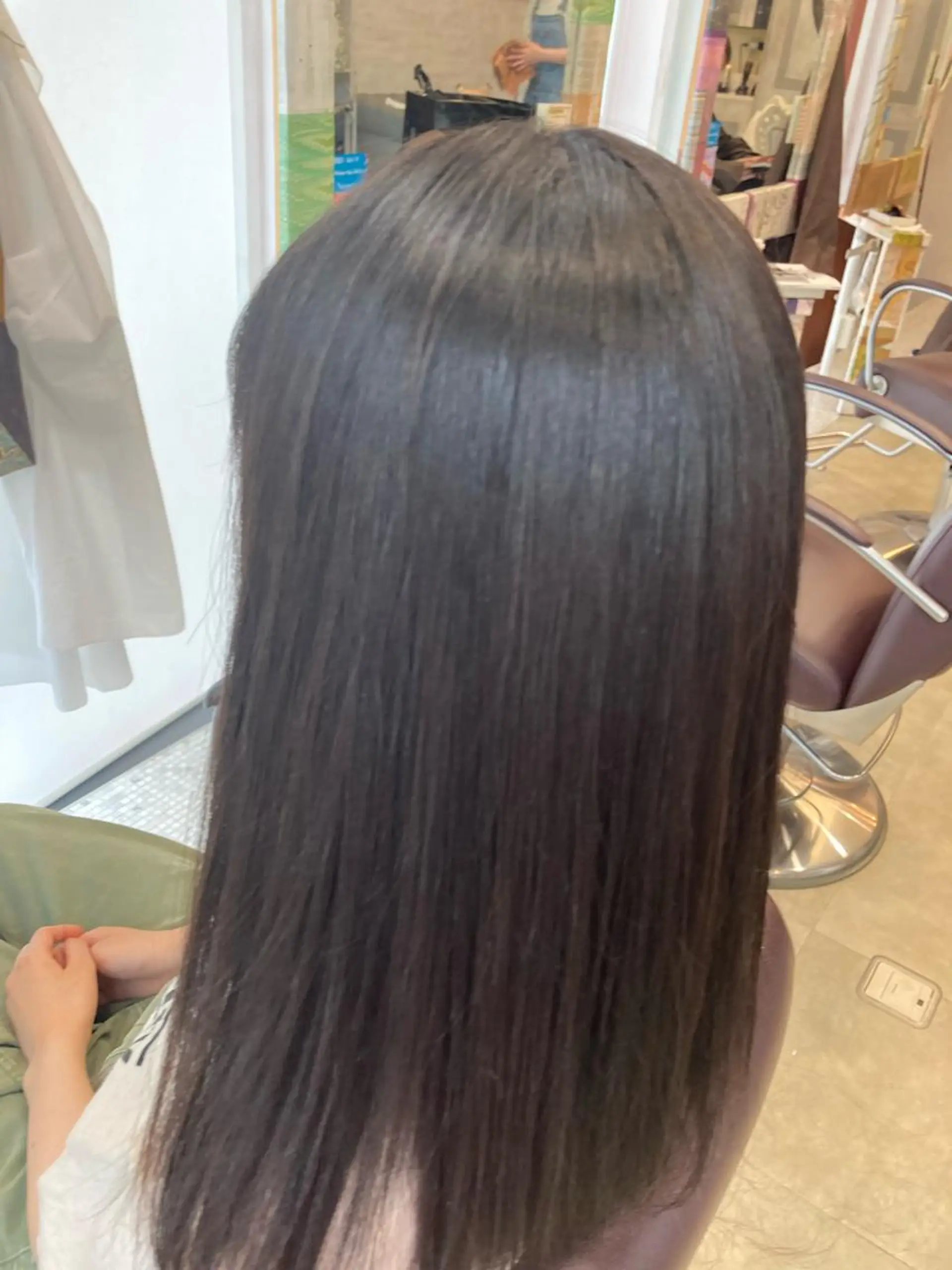 ロング 縮毛矯正 GOSSIP所属・GOSSIP信国 瑞絵のヘアスタイル