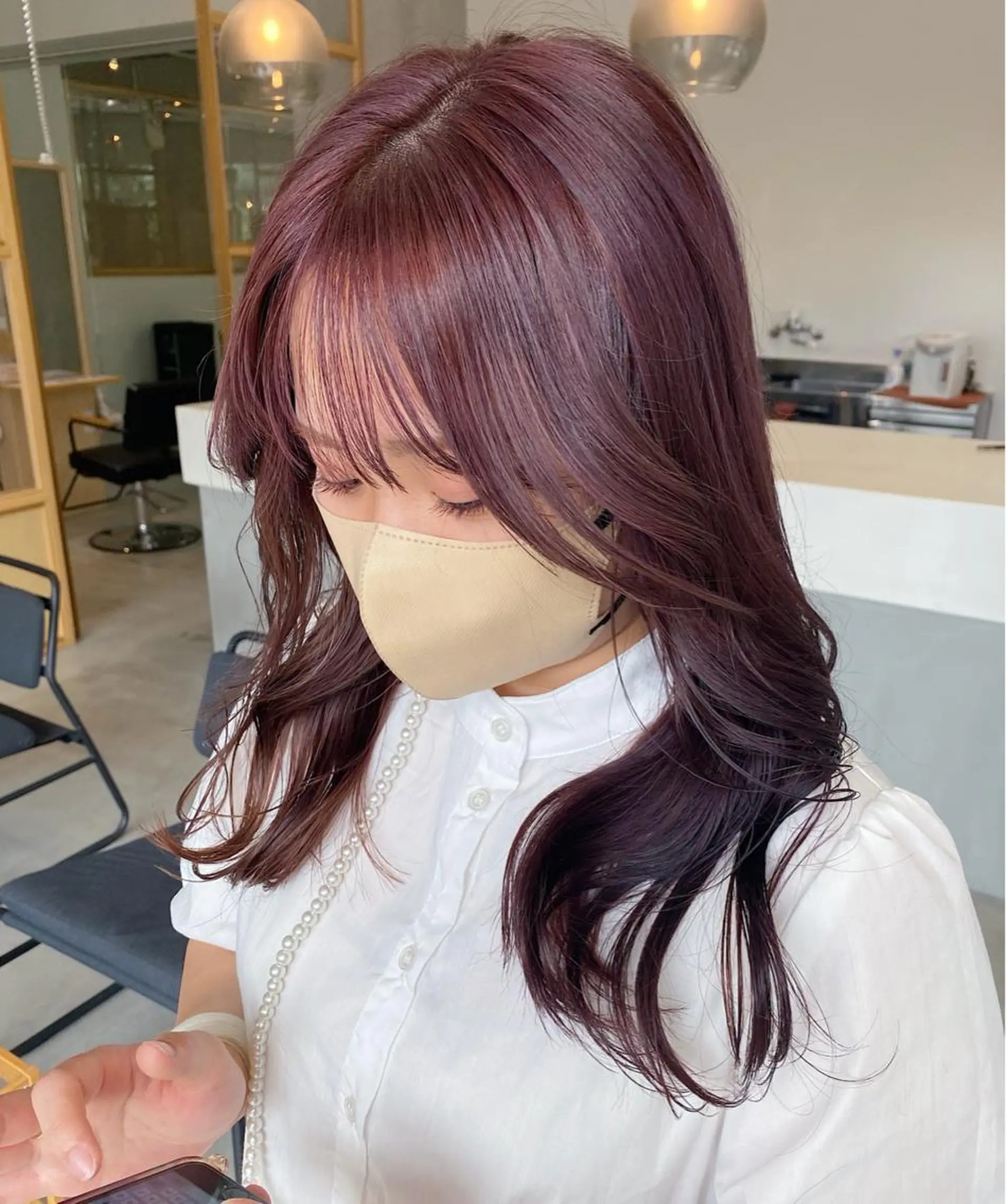 ロング カット ヘアカラー 🌼FERIA梅田 shiho🌼のヘアスタイル