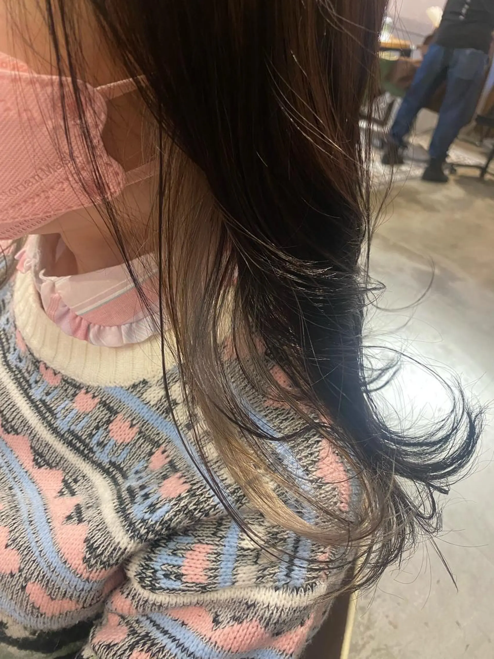 ミディアム カラー イヤリングカラー 綱島店🦋店長🦋 ほんさわ みずきのヘアスタイル