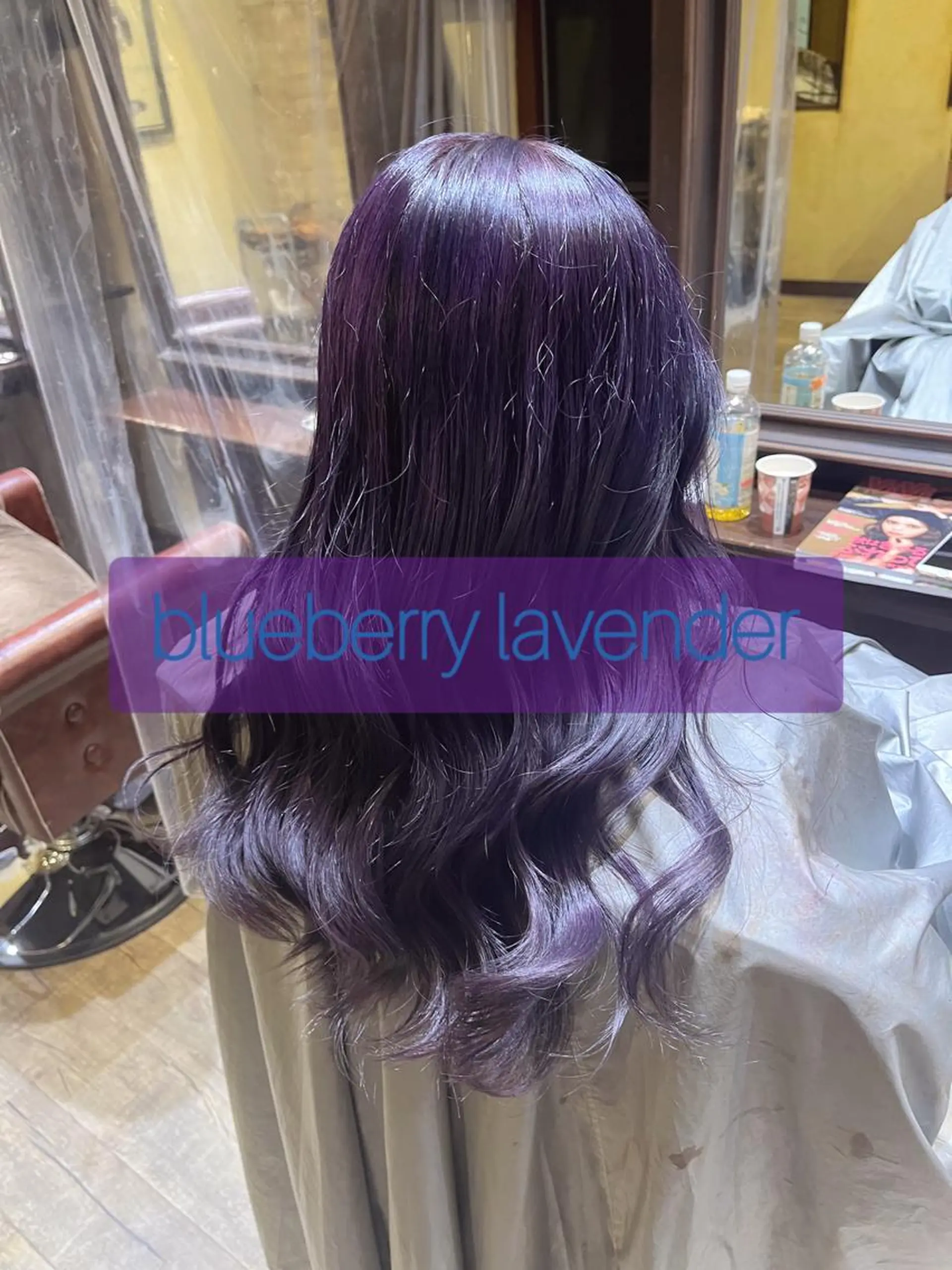 ロング カラー ブリーチ ラベンダーカラー 🧡ミルクティー/ レイヤー🧡ショウナのヘアスタイル